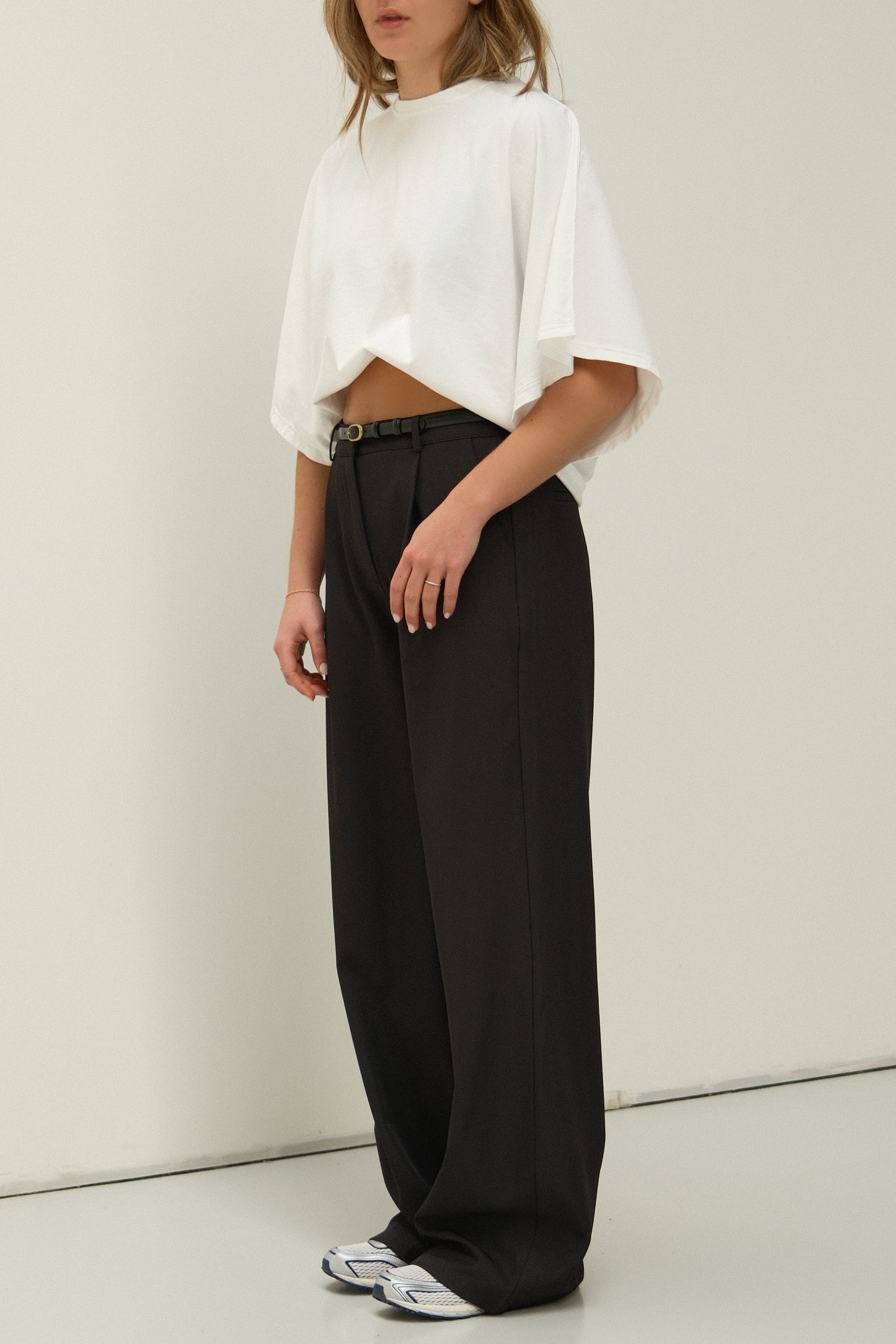 WIDE SLEEVE SAAR TEE WHITE