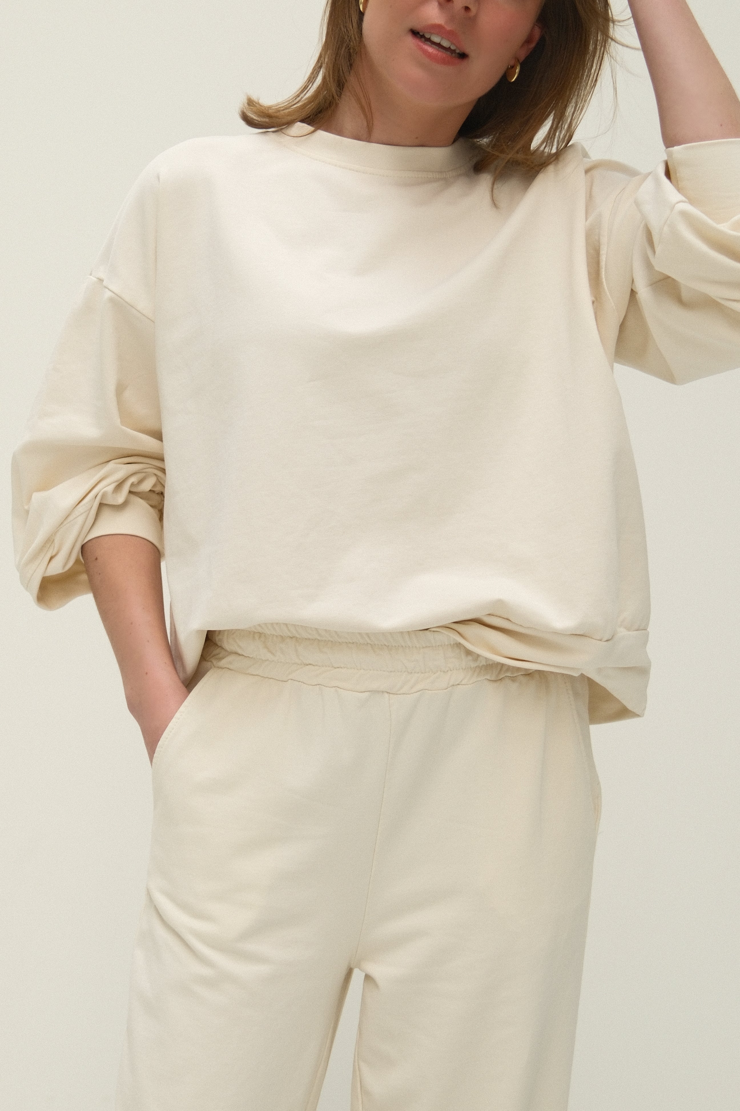 SLOW MORNING SWEATER ECRU