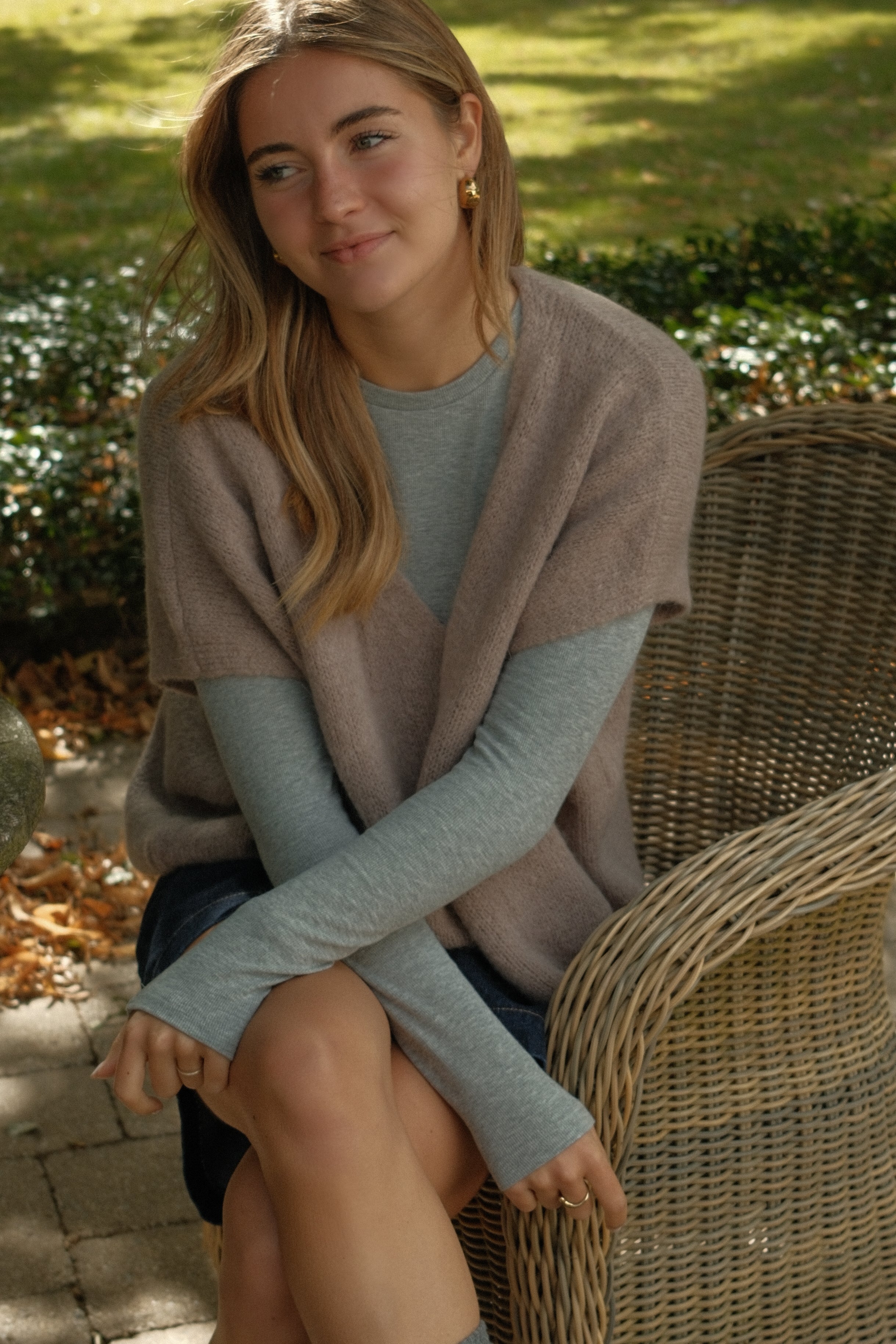 THE OVERSIZED SPENCER TAUPE