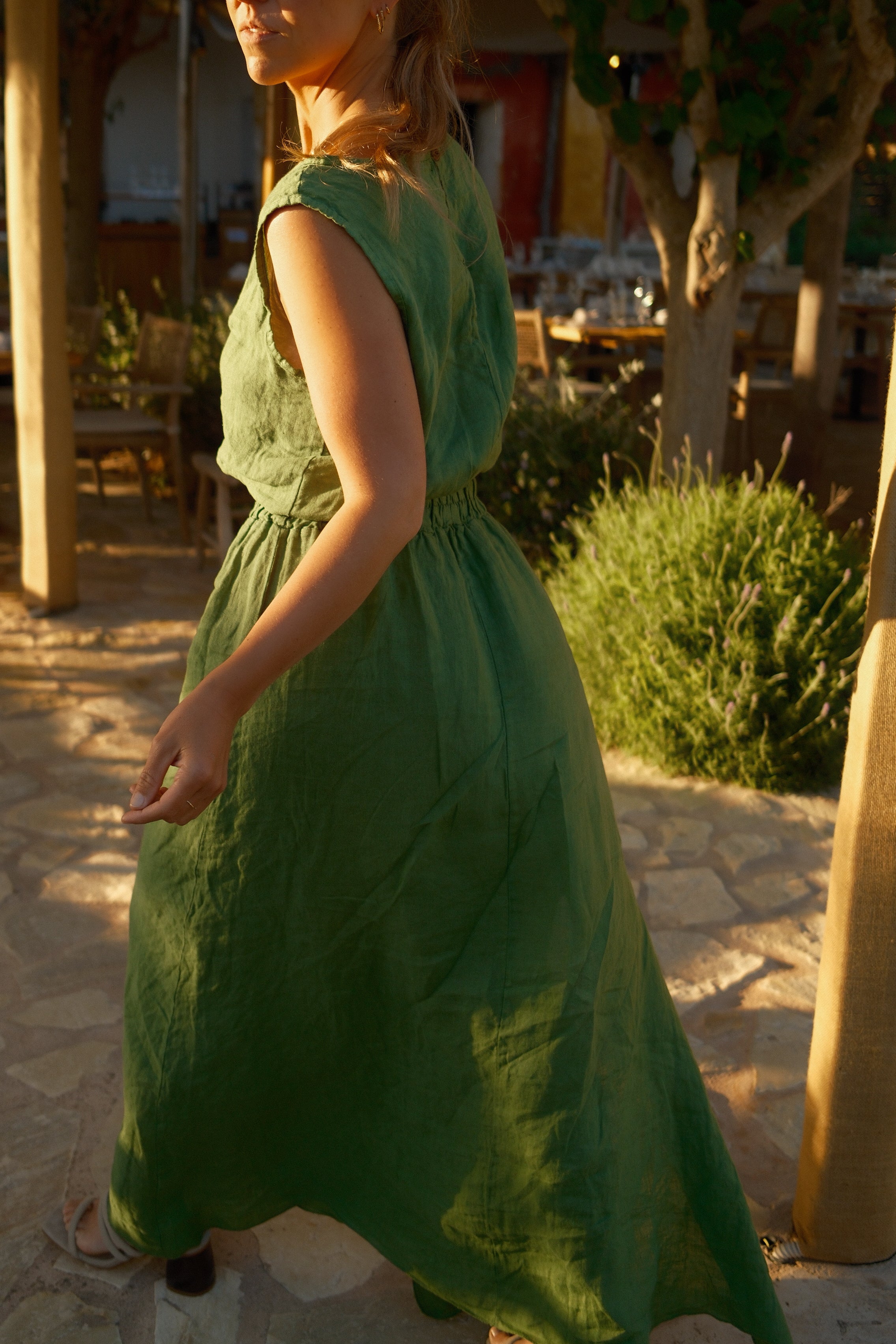 JULY LINNEN SET SOFT GREEN