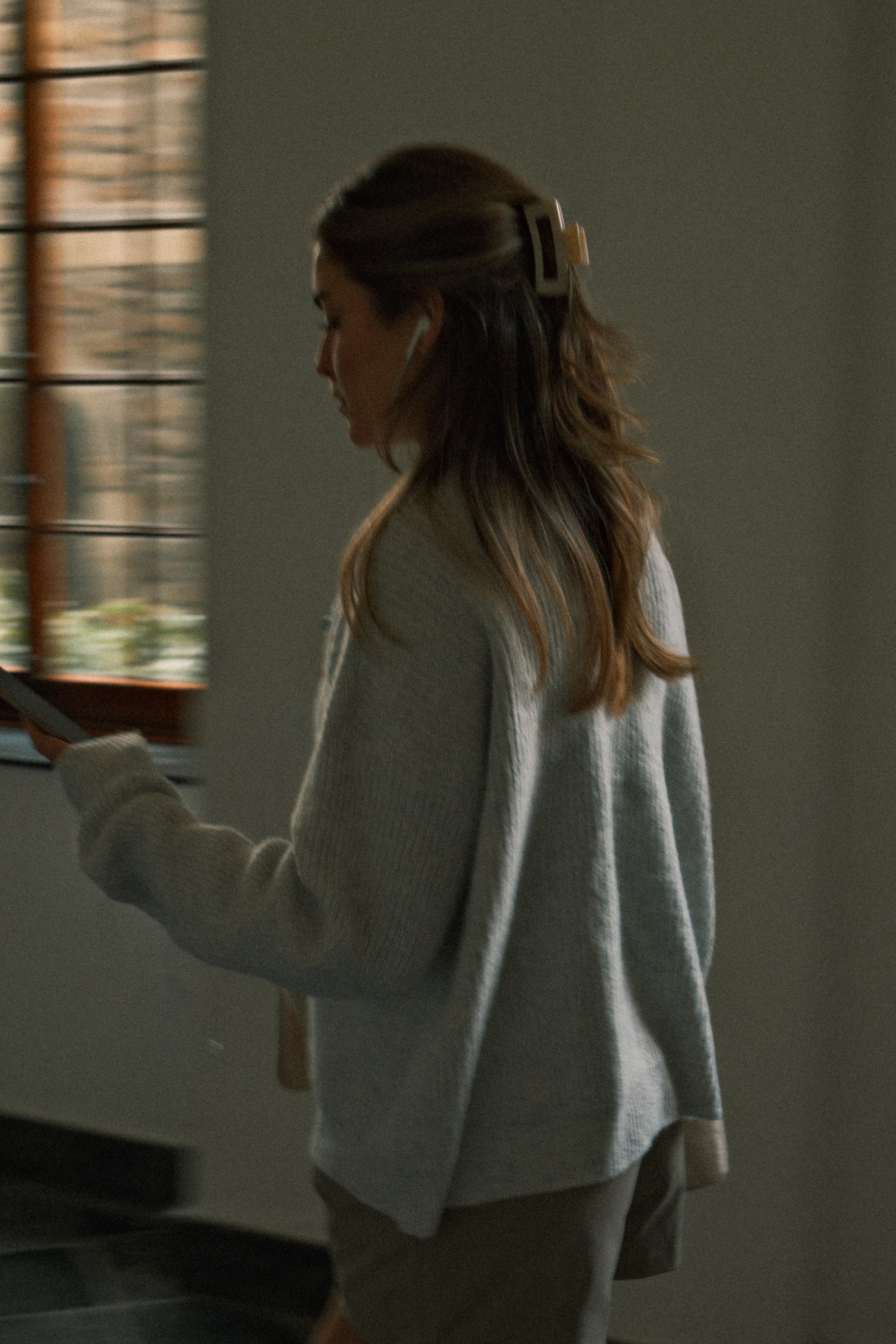 OSLO BUTTON KNIT GREY