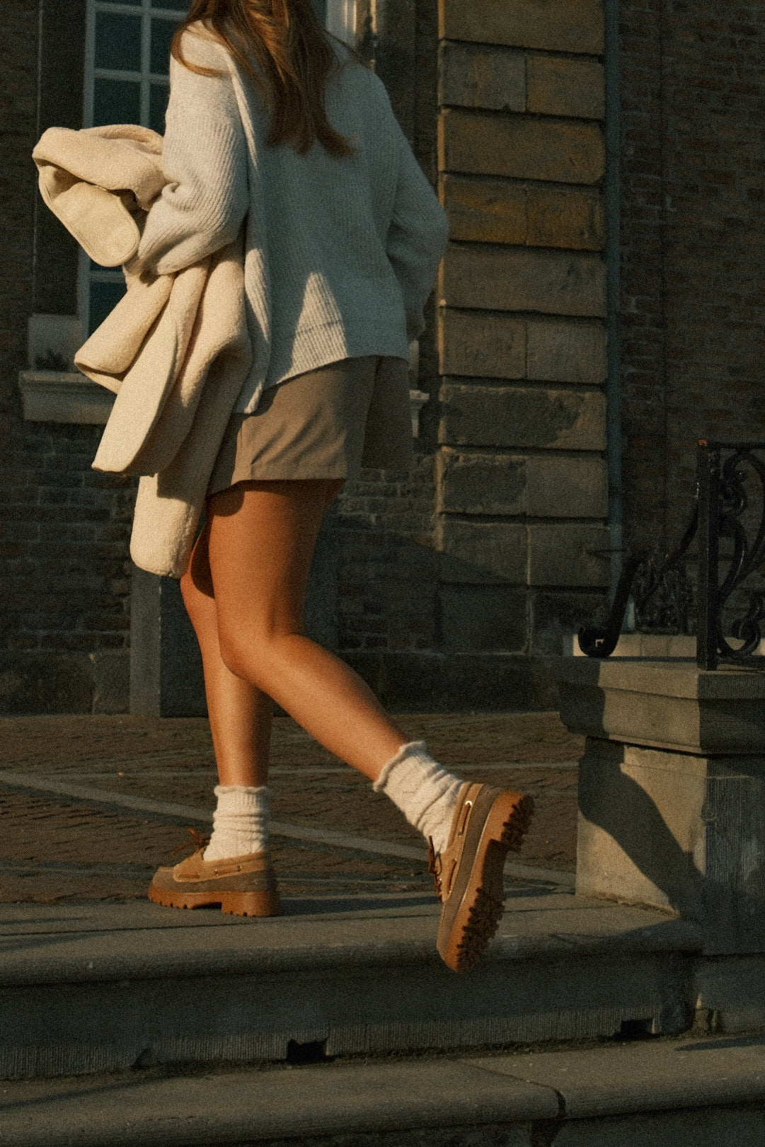 OSLO BUTTON KNIT GREY