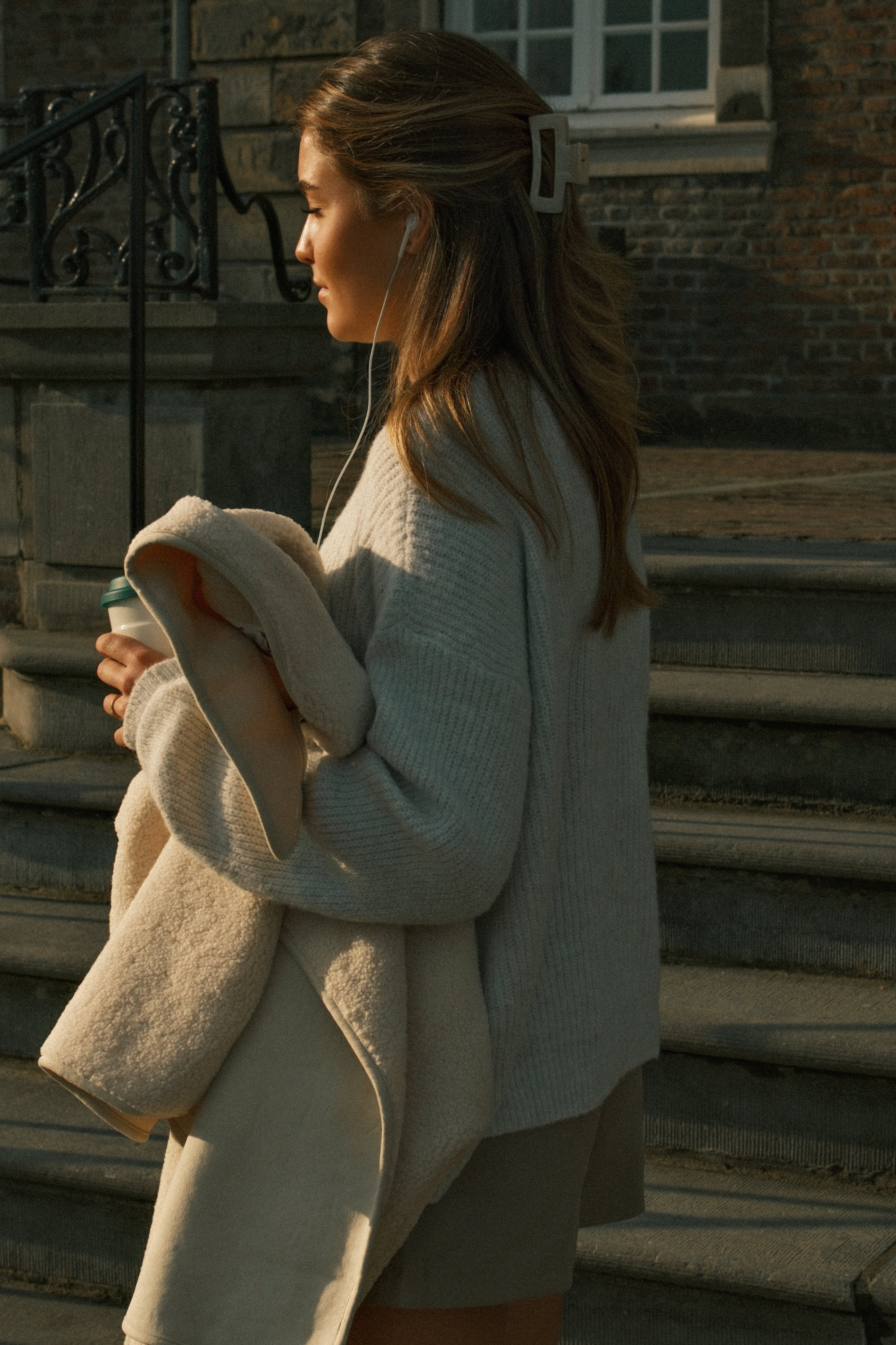 OSLO BUTTON KNIT GREY