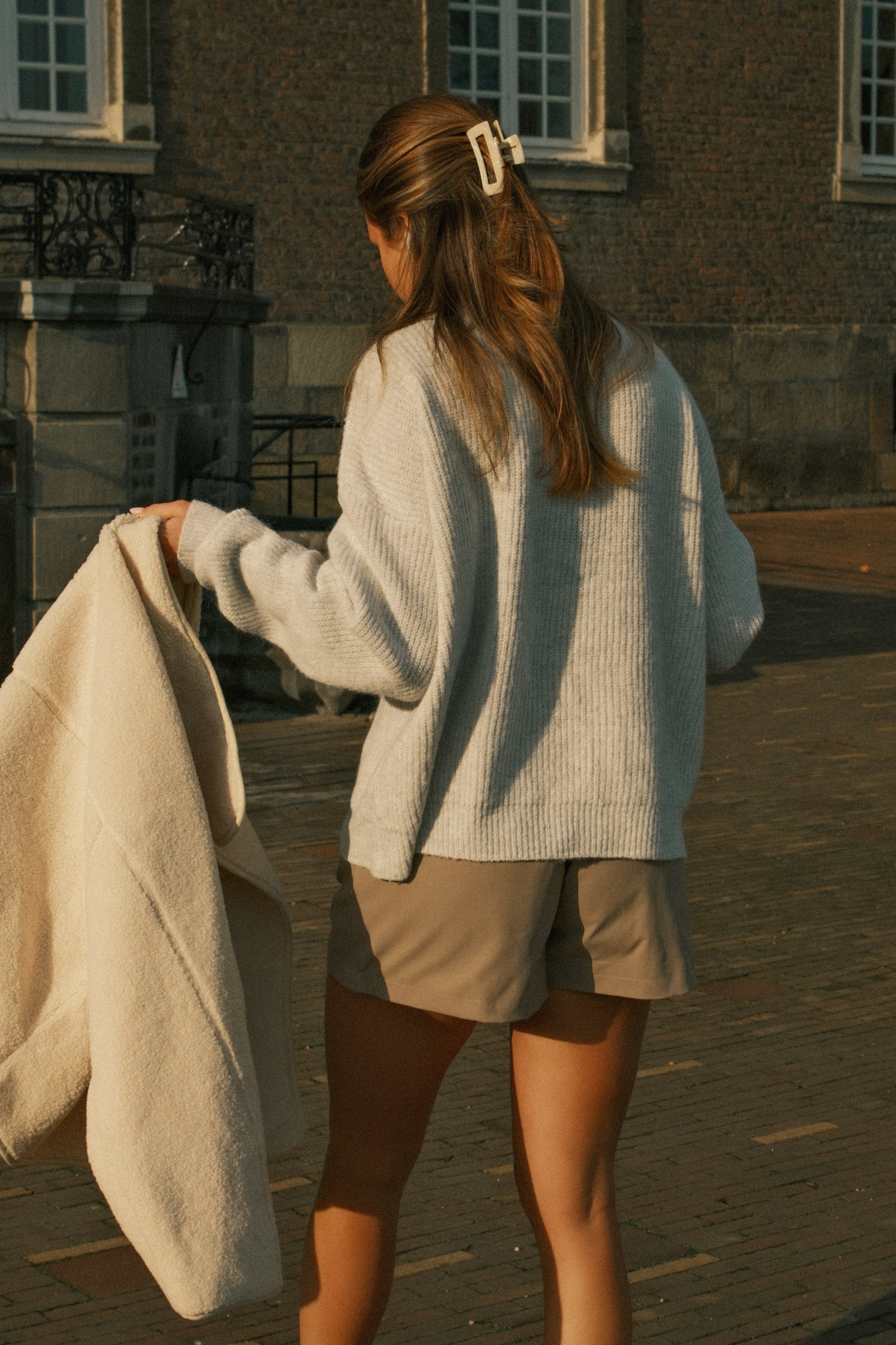 OSLO BUTTON KNIT GREY