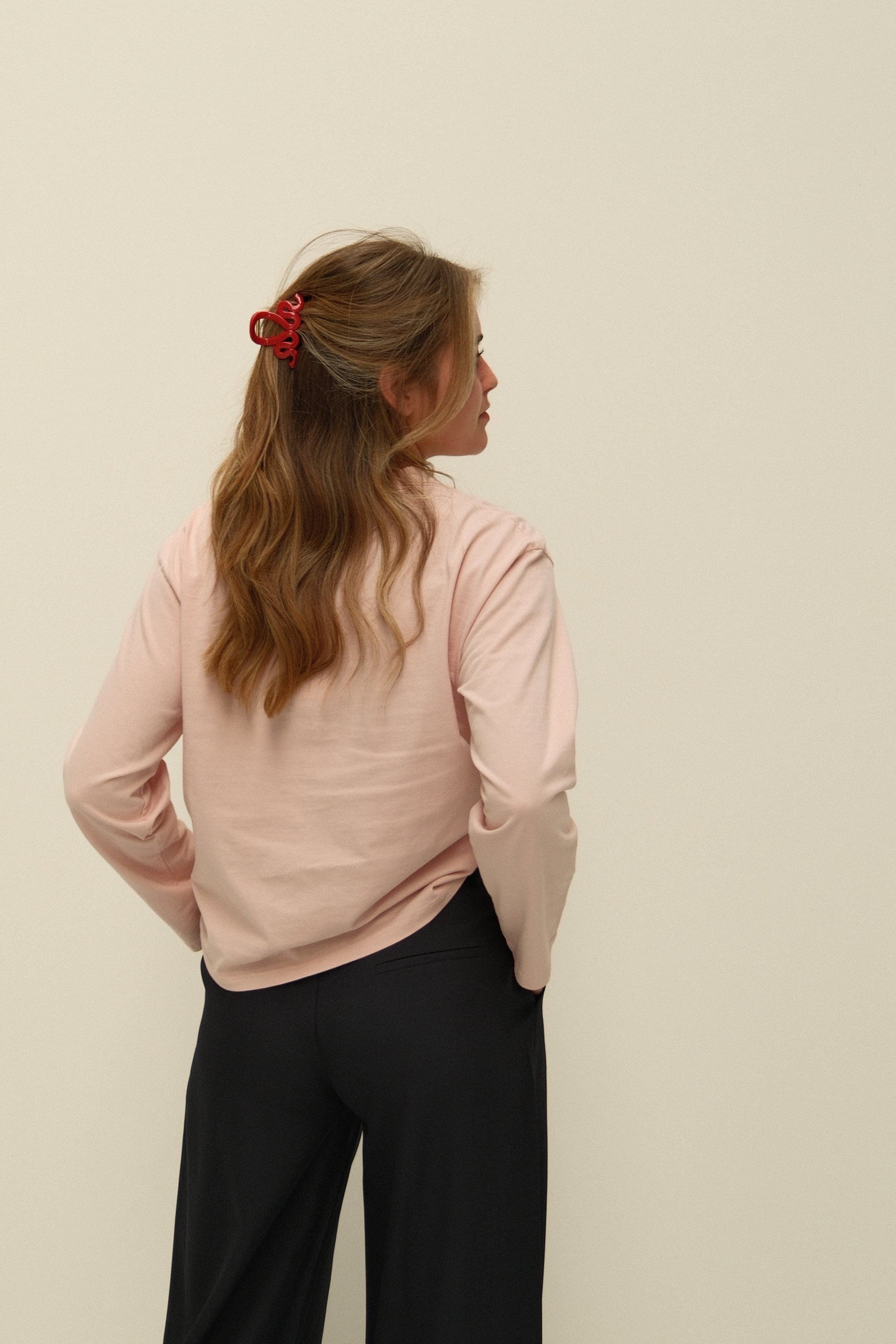 ESSENTIAL LONGSLEEVE OLD PINK