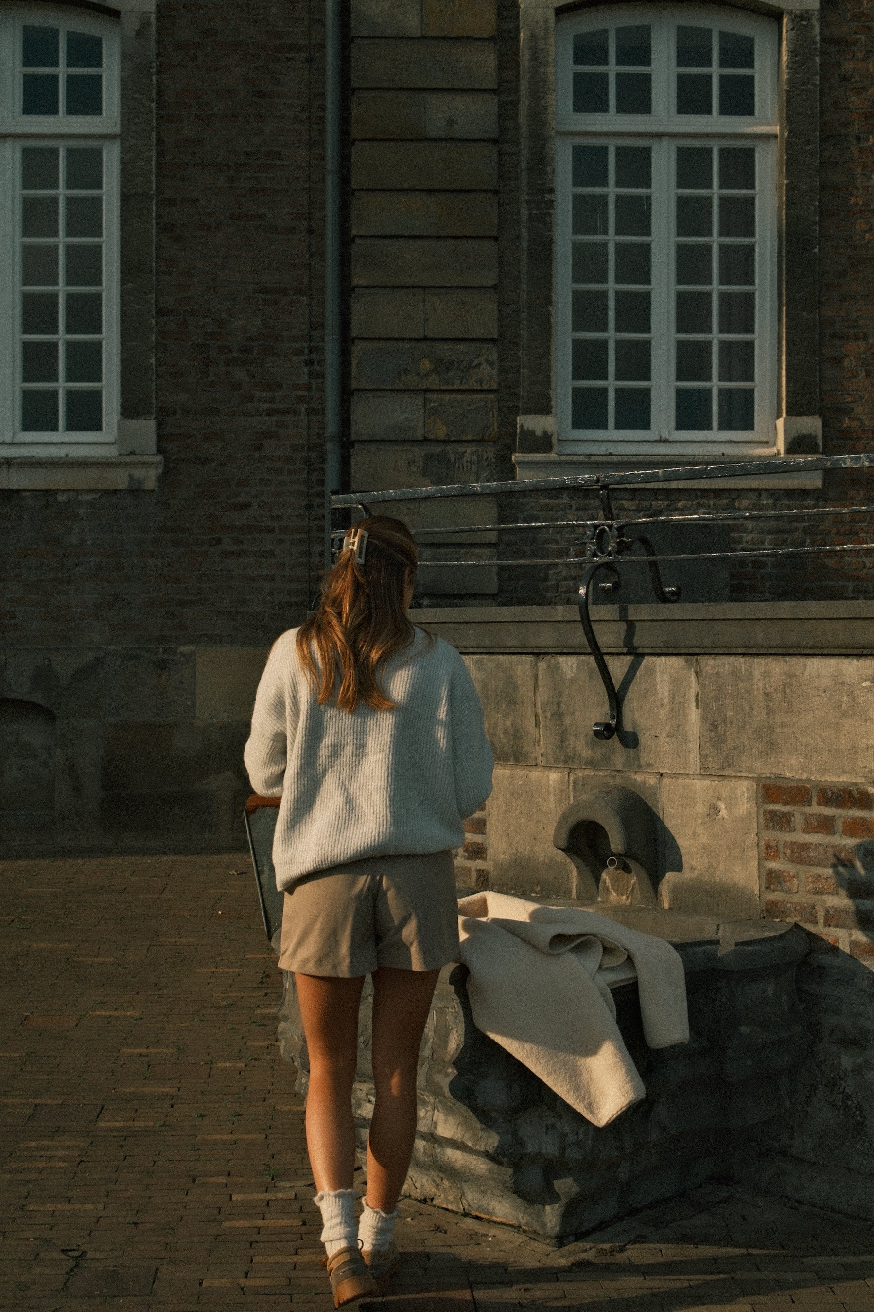 OSLO BUTTON KNIT GREY