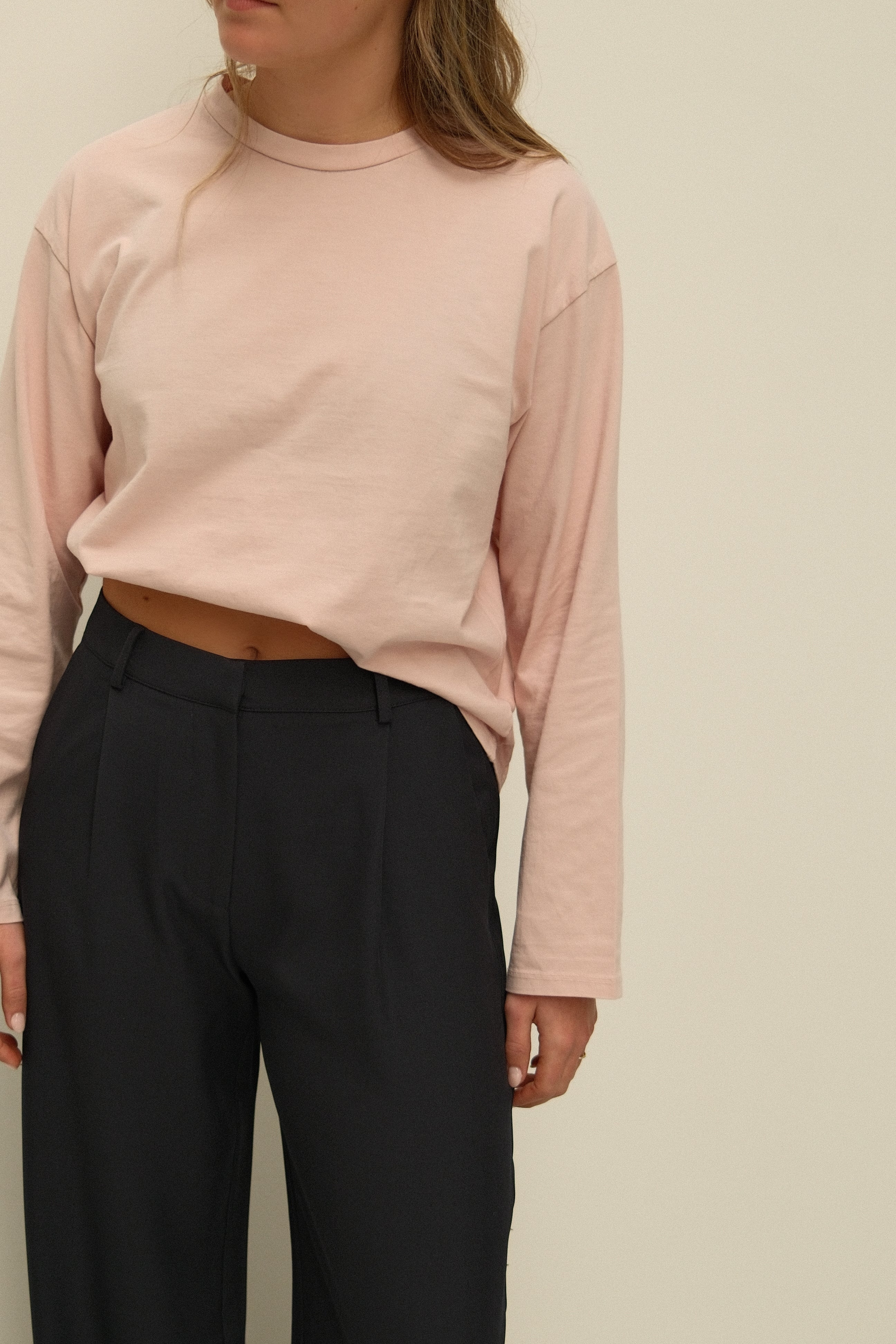 ESSENTIAL LONGSLEEVE OLD PINK