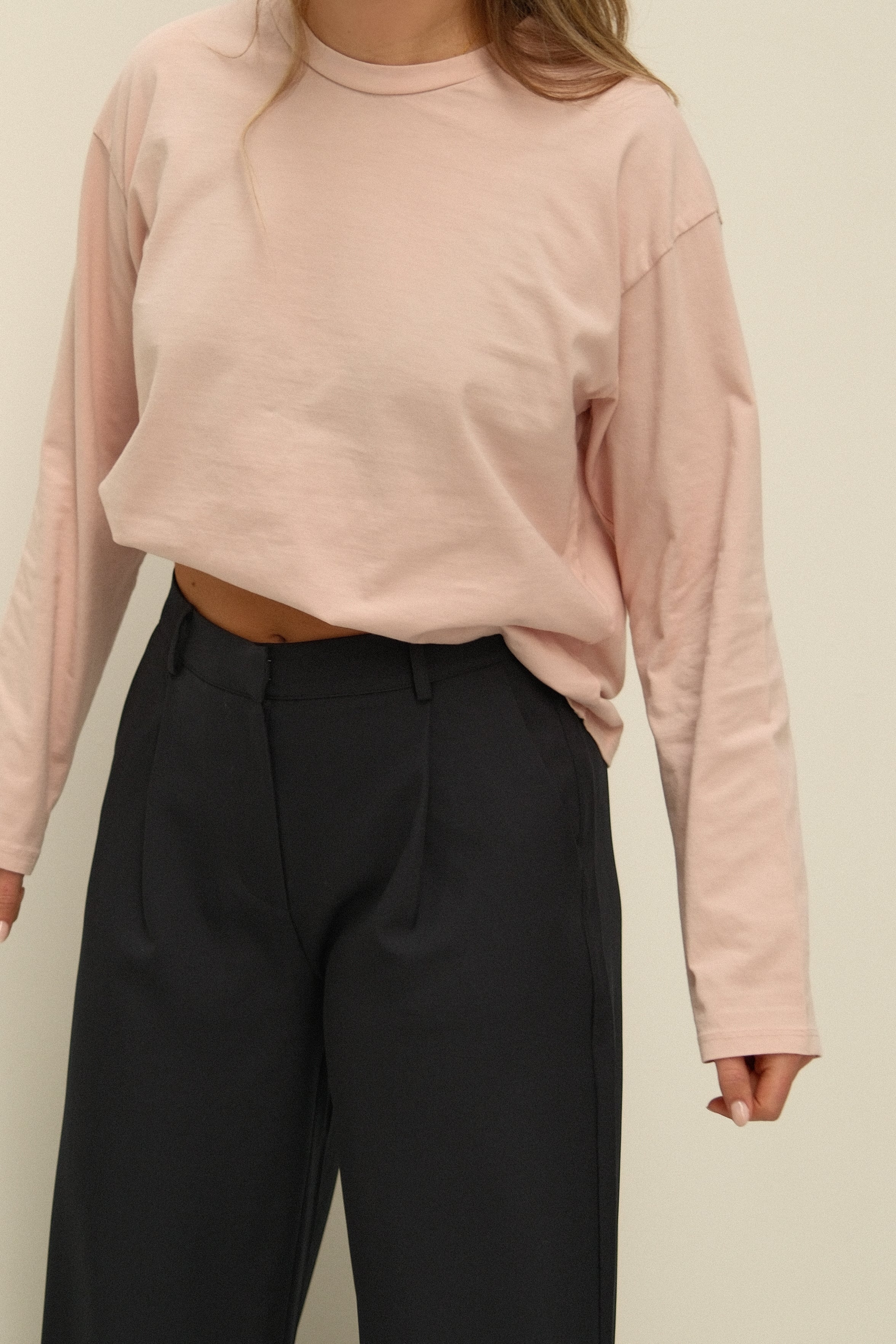 ESSENTIAL LONGSLEEVE OLD PINK