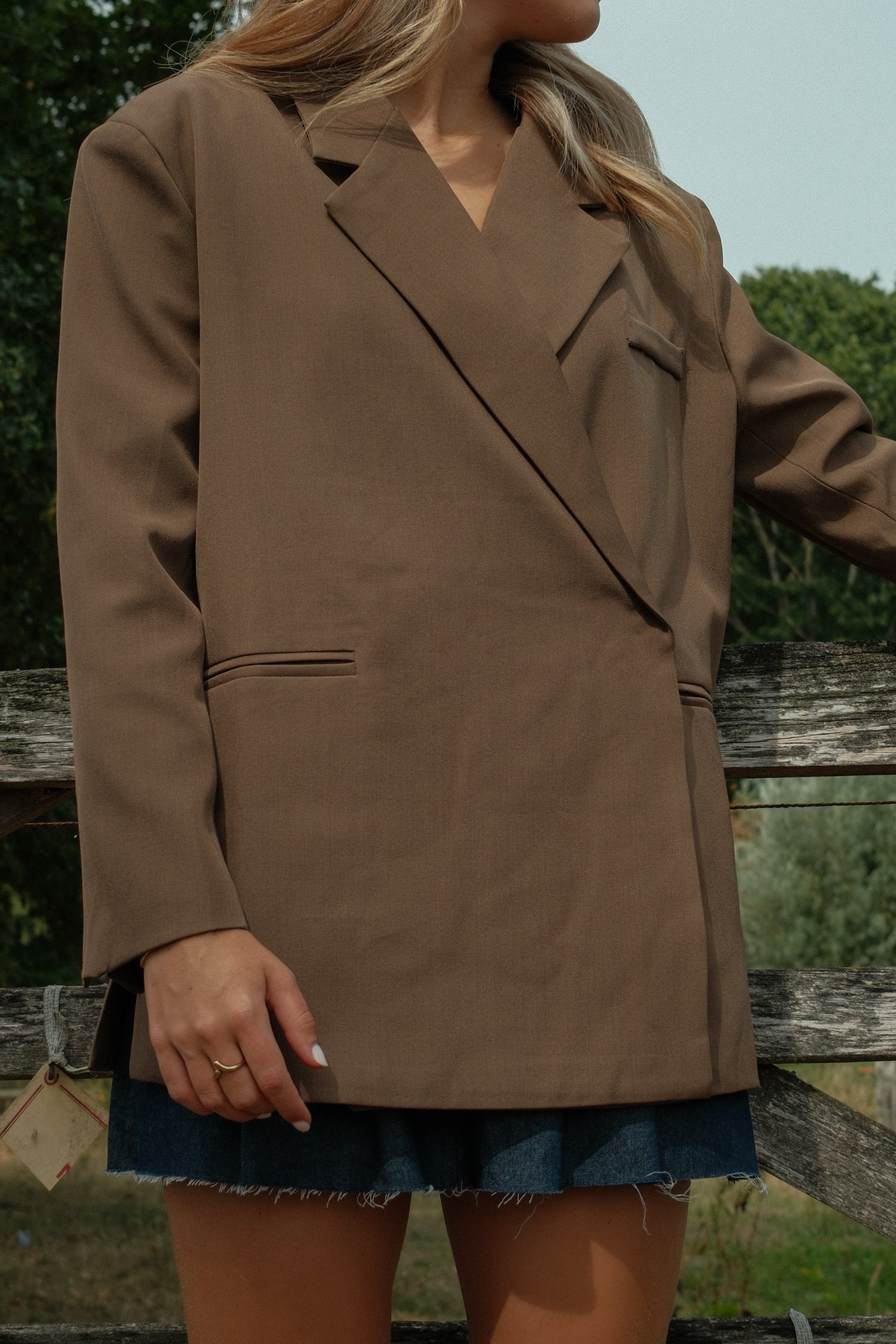 MONICA BLAZER TAUPE
