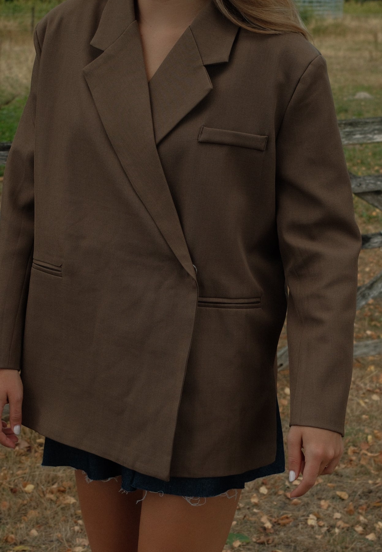 MONICA BLAZER TAUPE