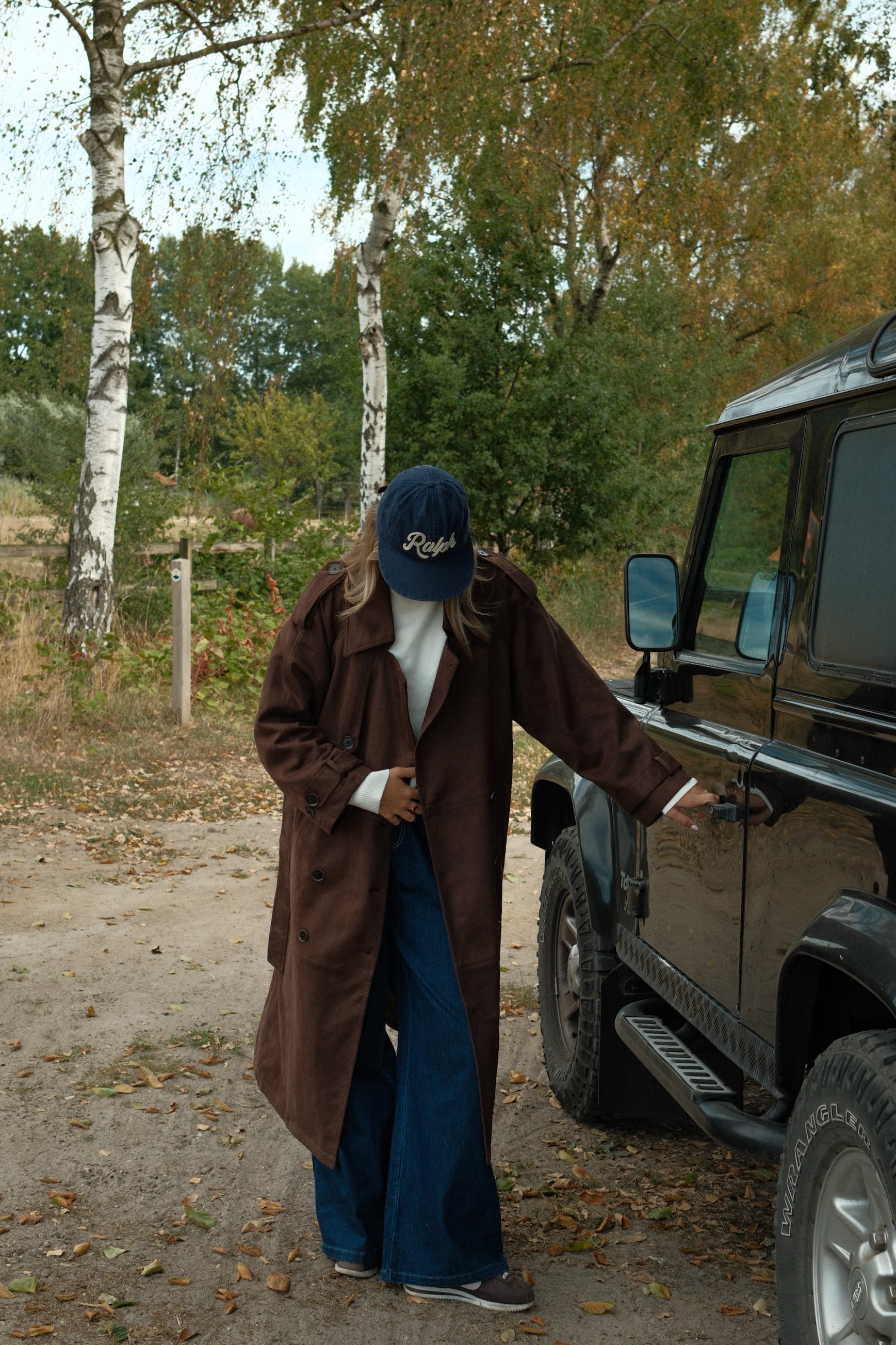 TRENCH COAT SUEDE CHOCO