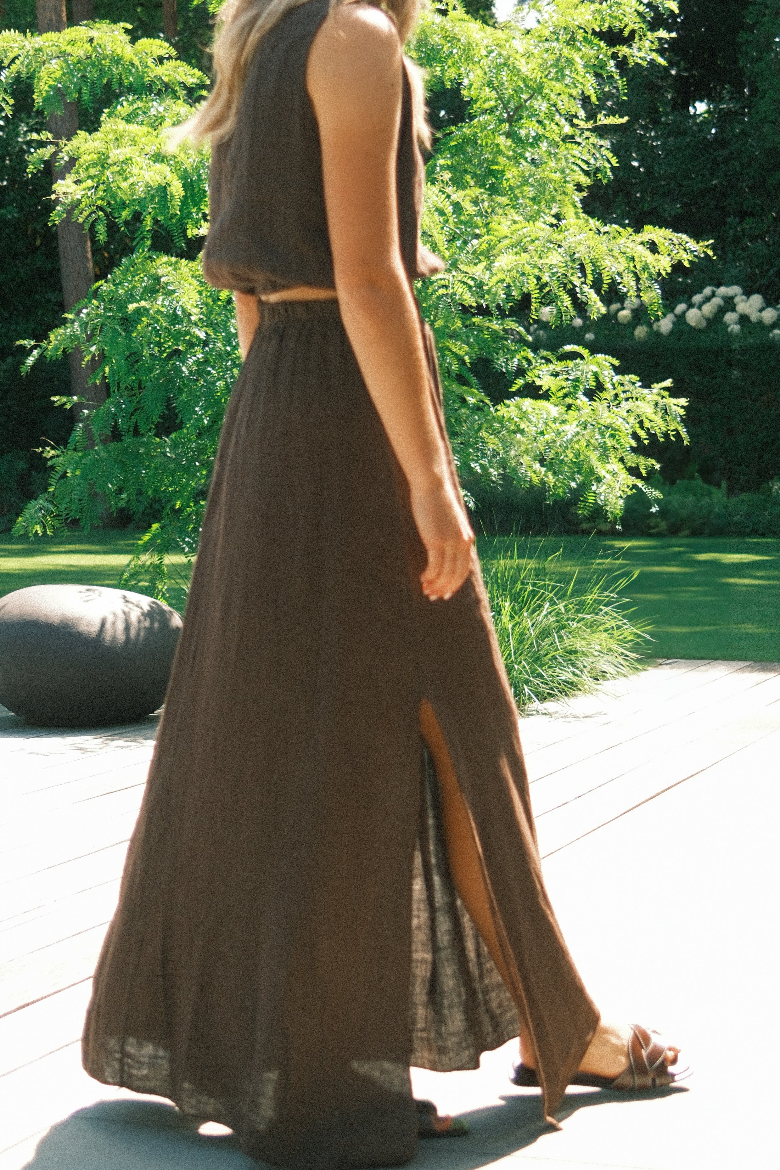 JULY LINNEN SET CHOCO
