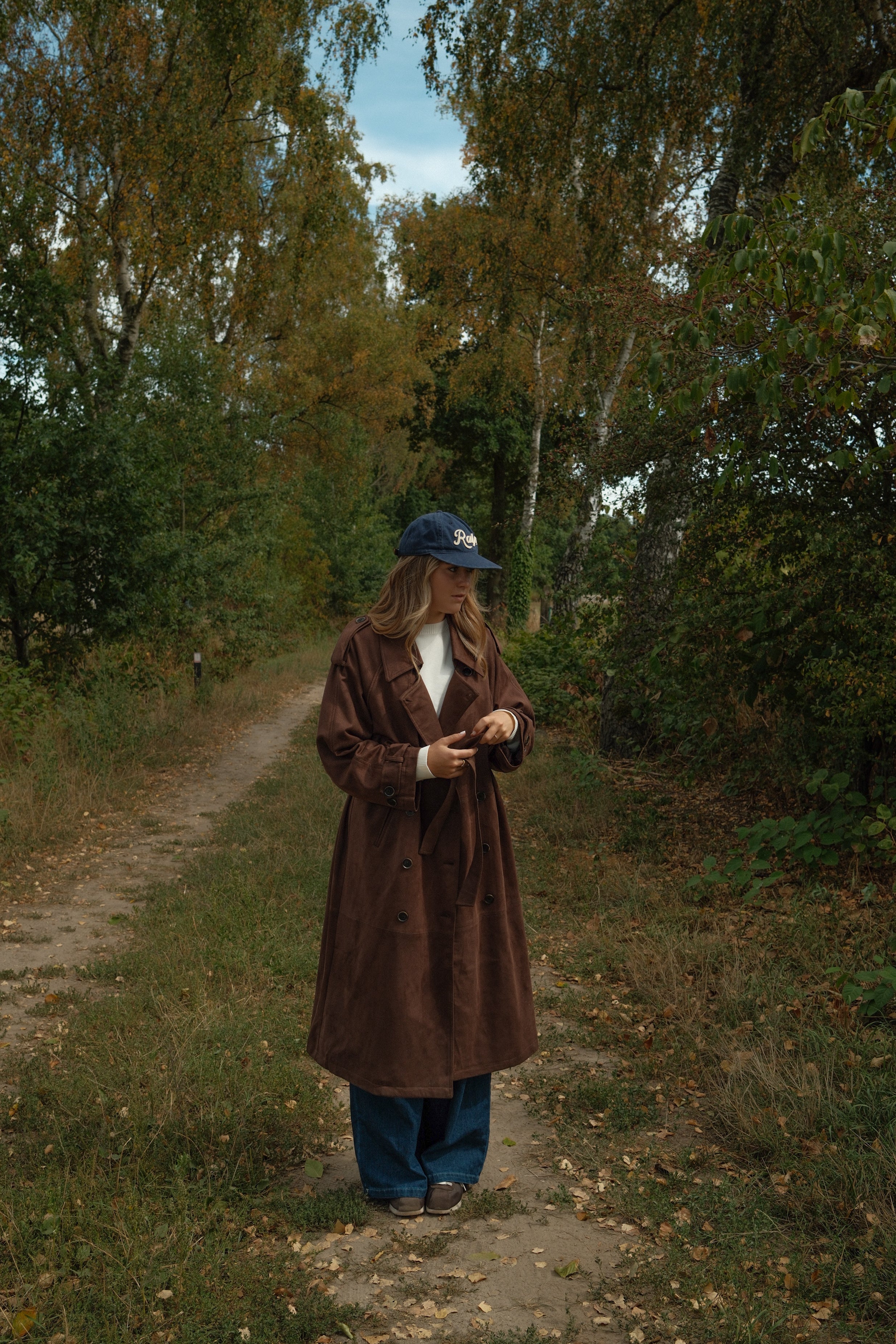 TRENCH COAT SUEDE CHOCO