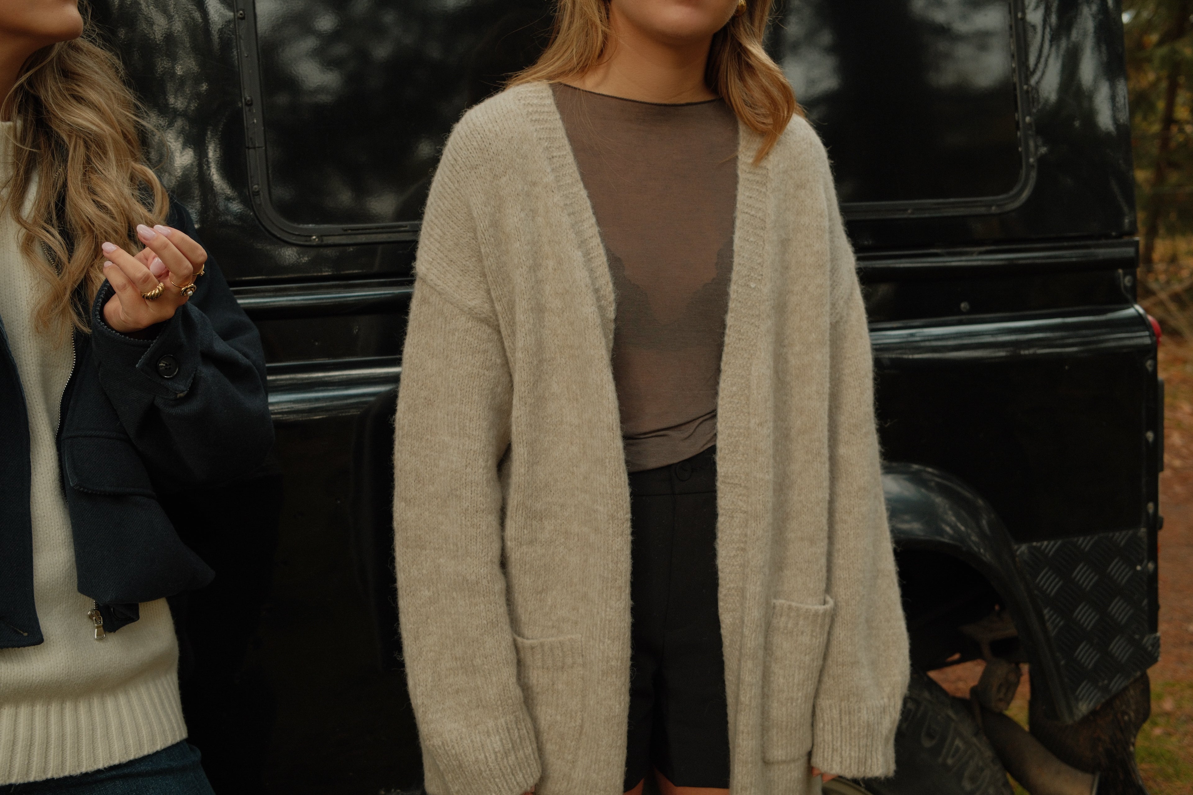 THE ASPEN CARDIGAN BEIGE