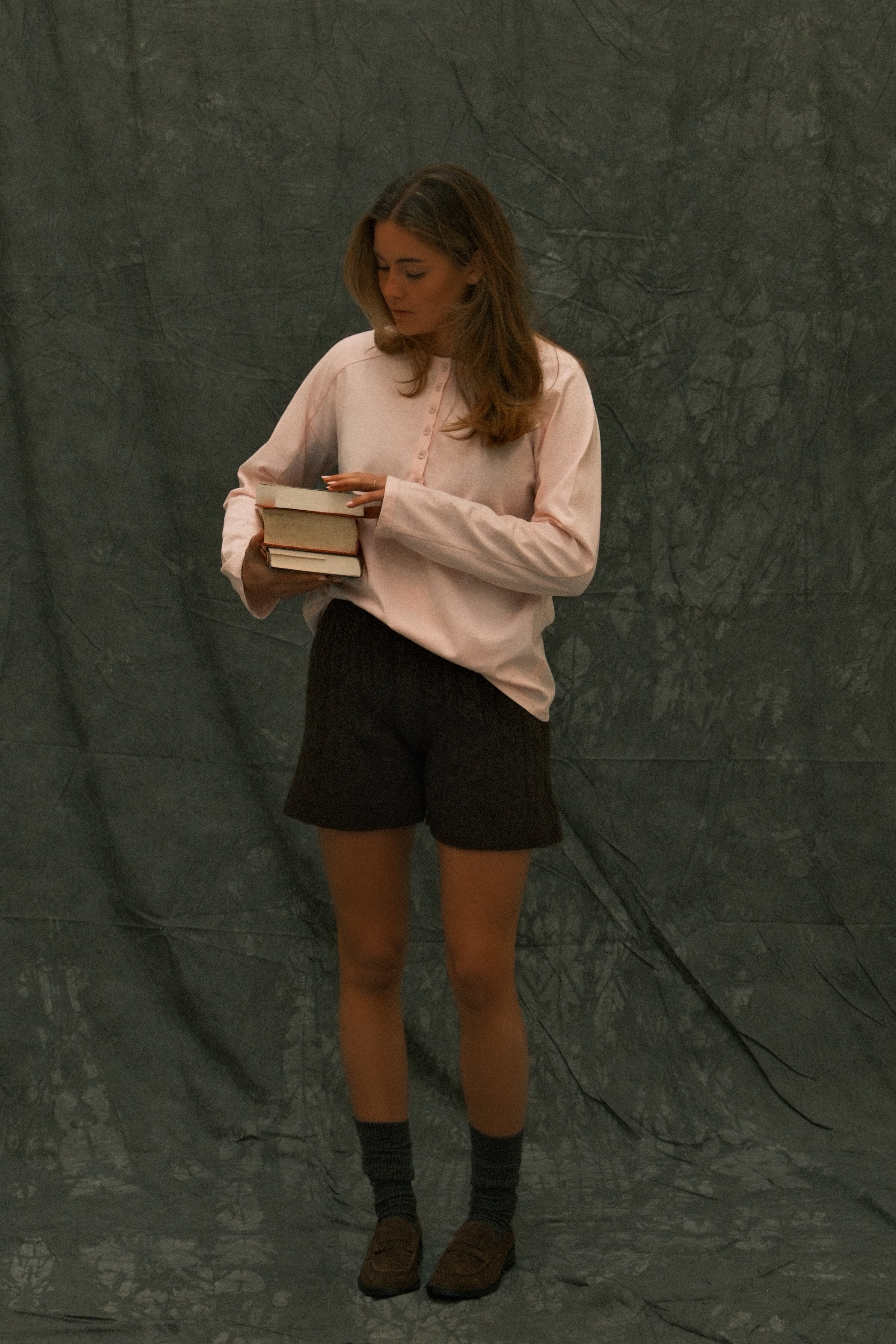 BUTTON LONGSLEEVE BABY PINK