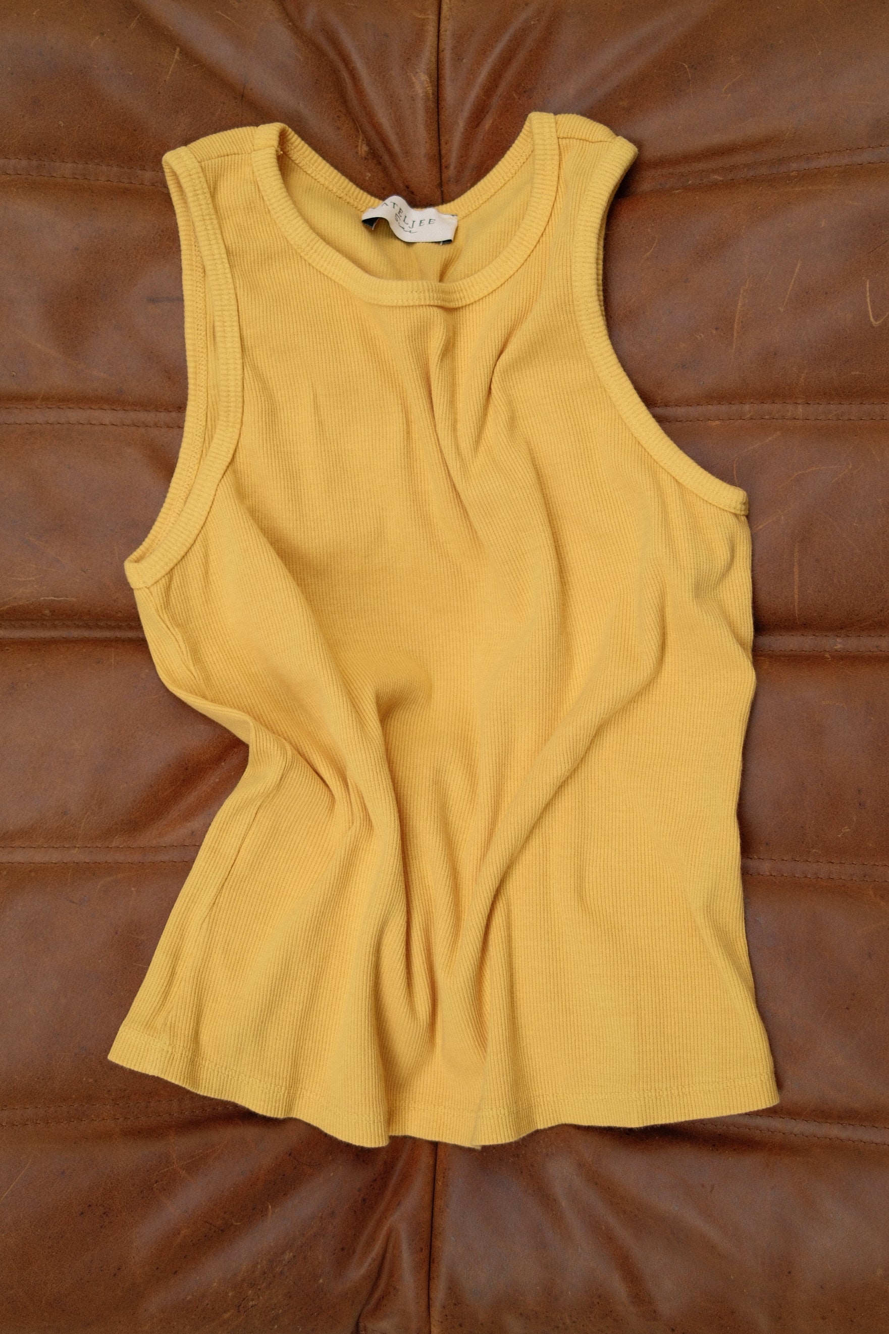COTTON TANKTOP YELLOW
