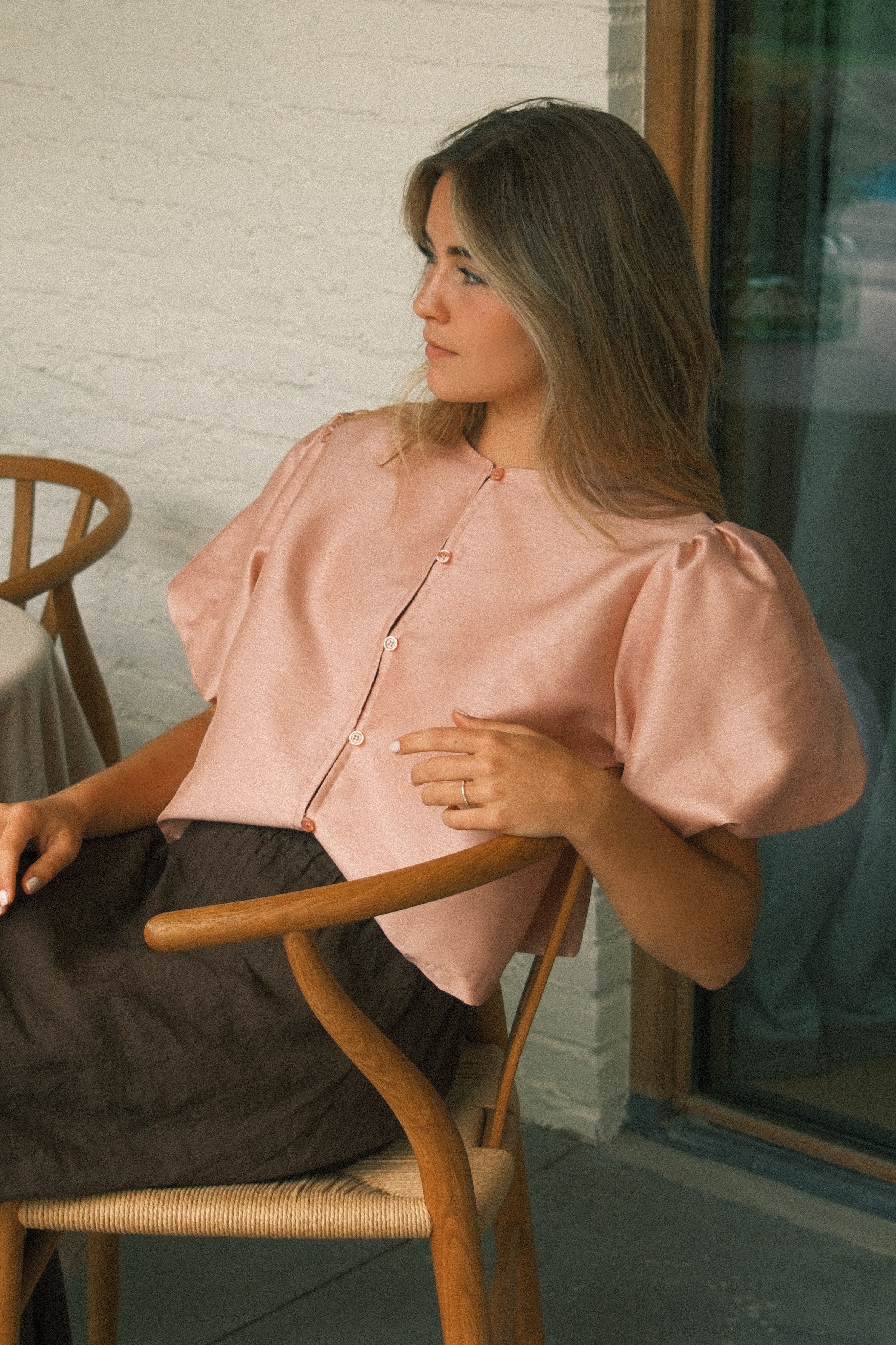 BALLOON TOP OLD PINK
