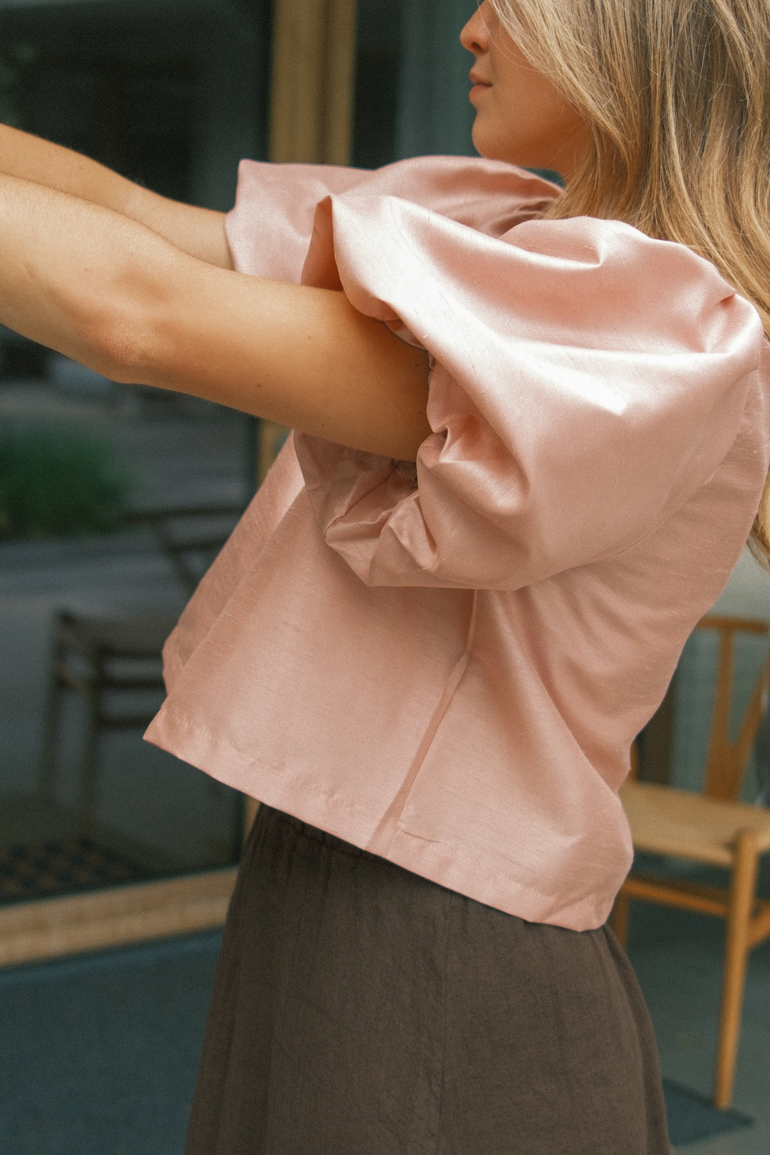 BALLOON TOP OLD PINK