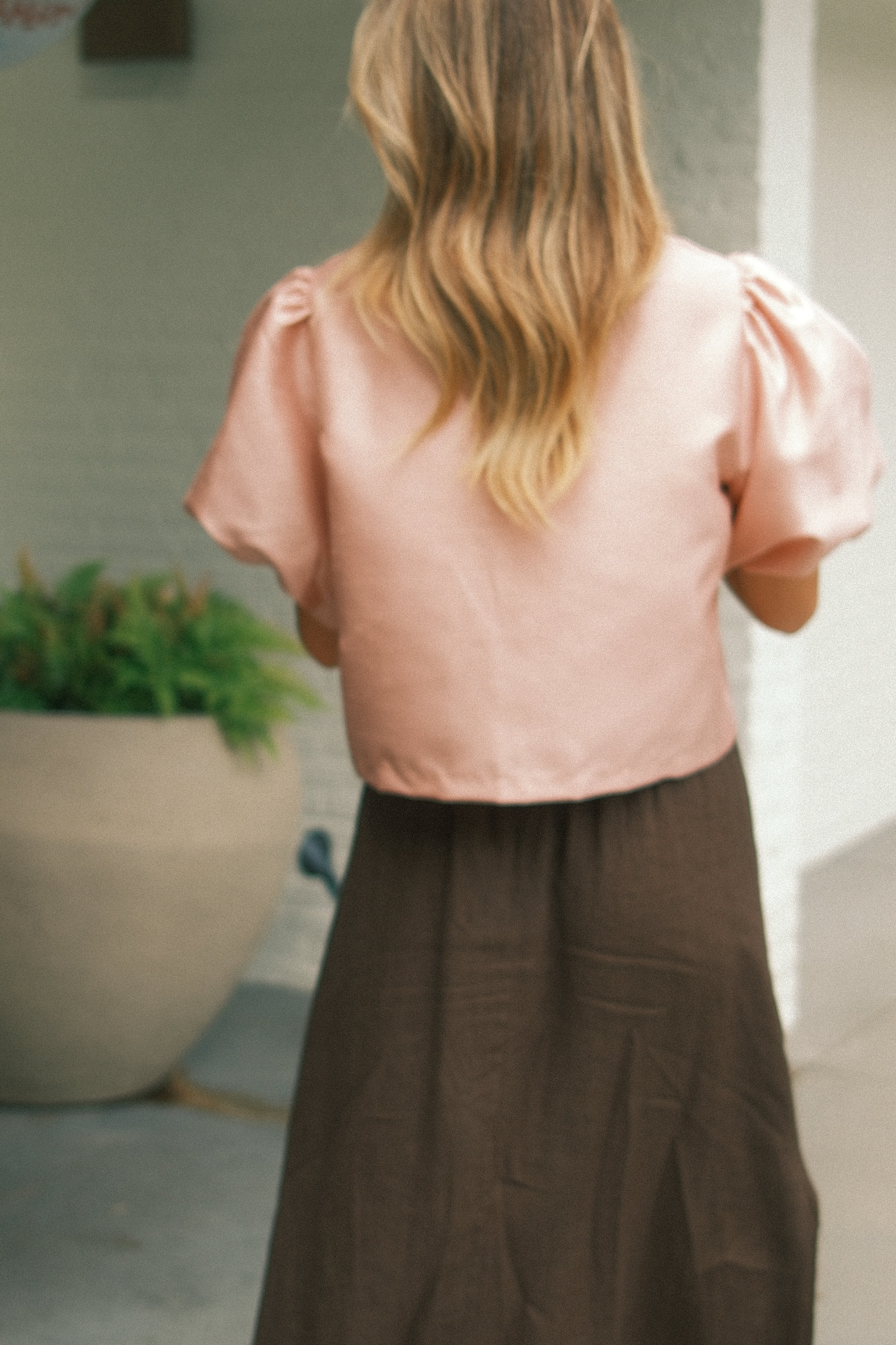 BALLOON TOP OLD PINK