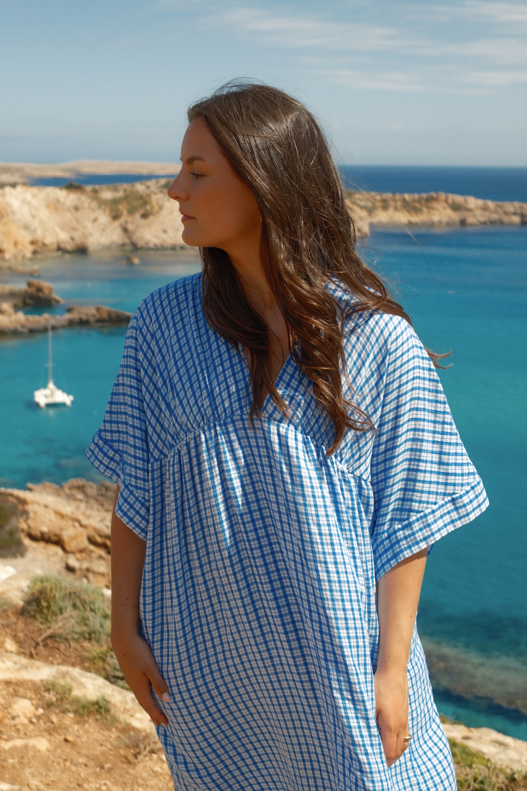 MAXI MAY DRESS BLUE