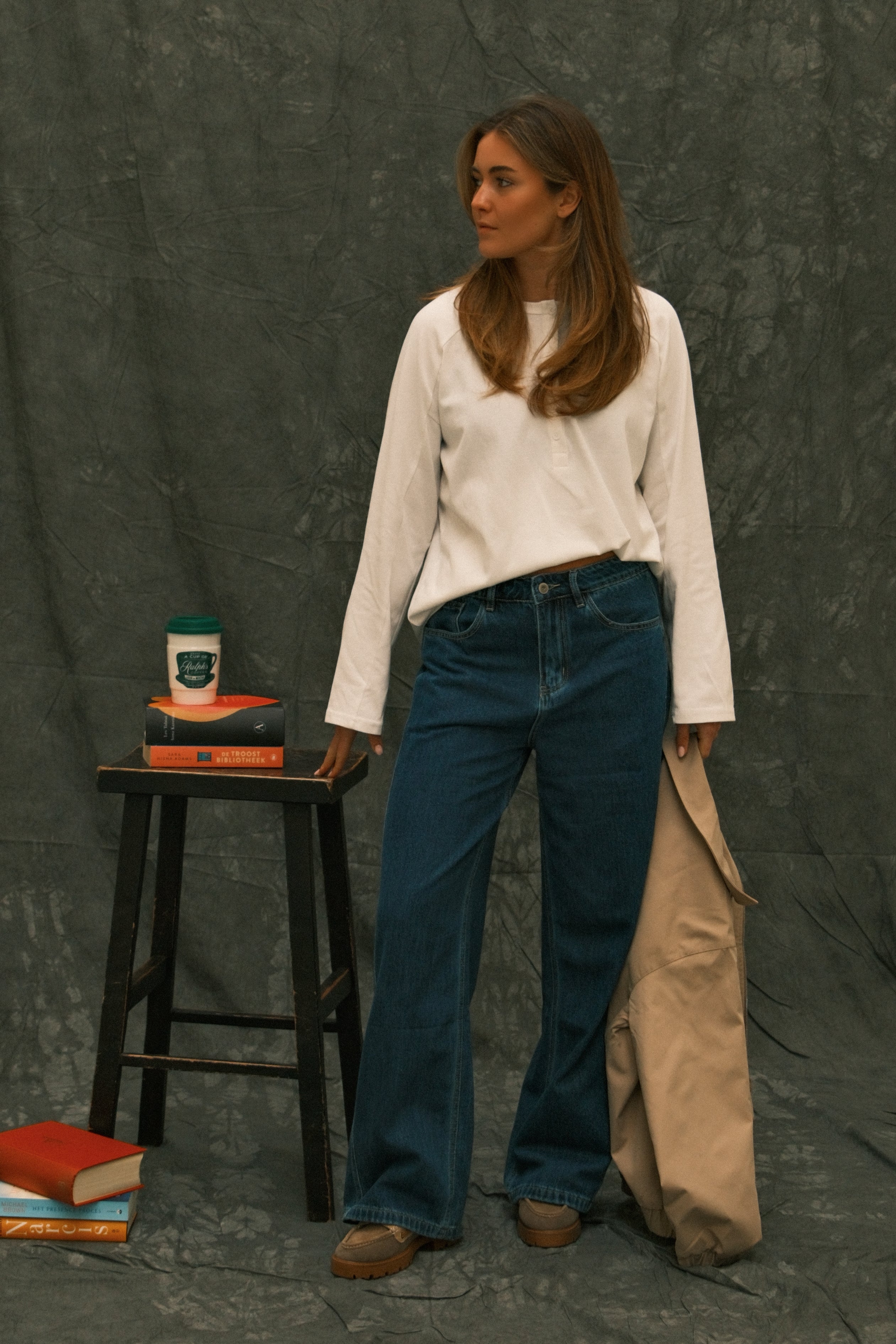 BUTTON LONGSLEEVE OFF-WHITE