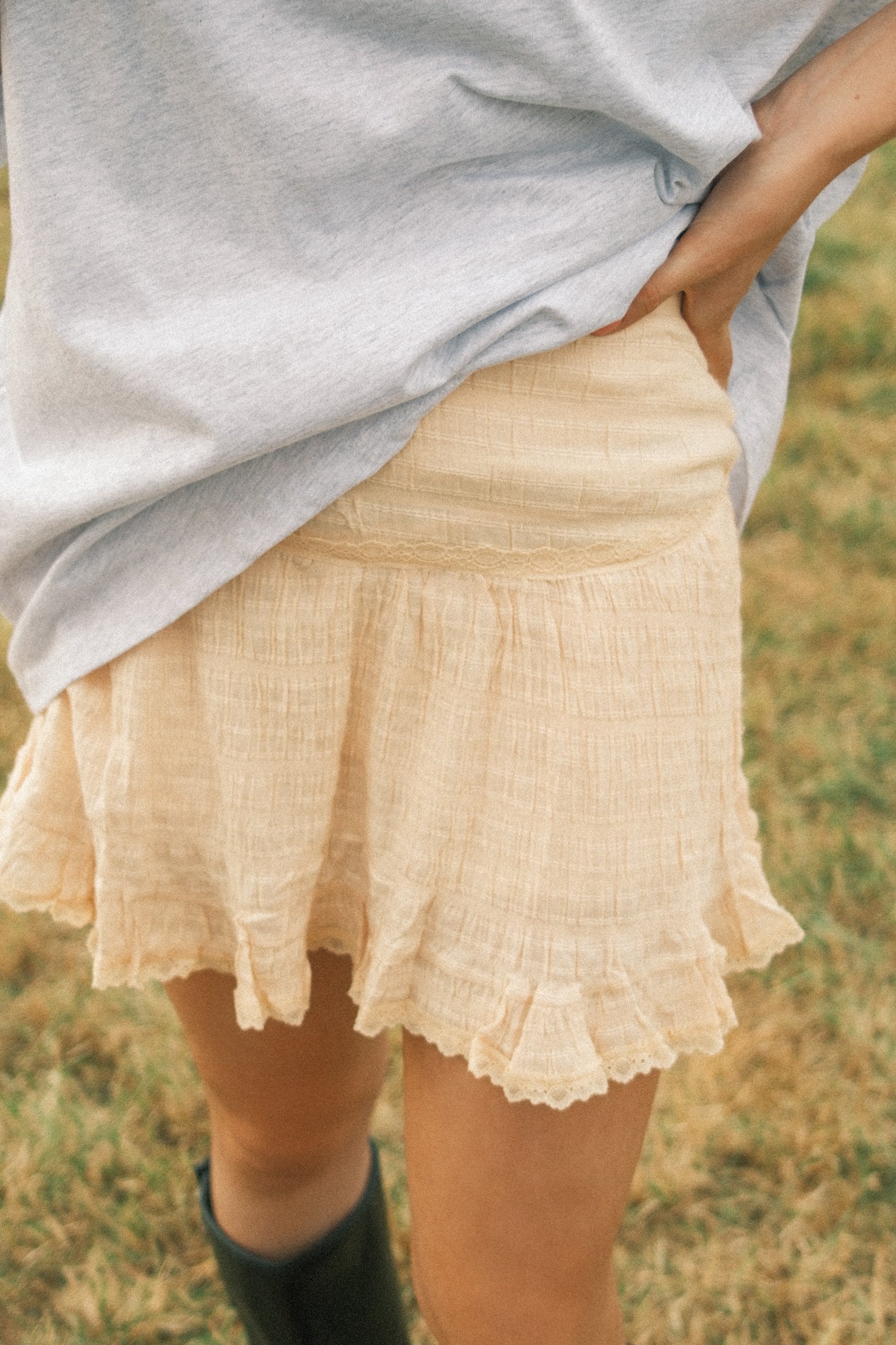 LOTTE SKIRT LIGHT ORANGE