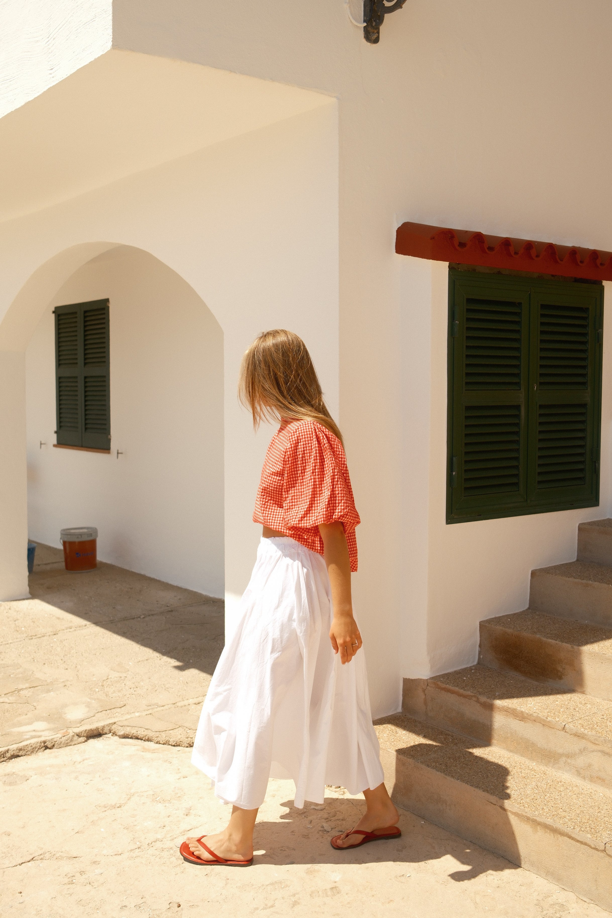 COTTON JUNE SKIRT WHITE