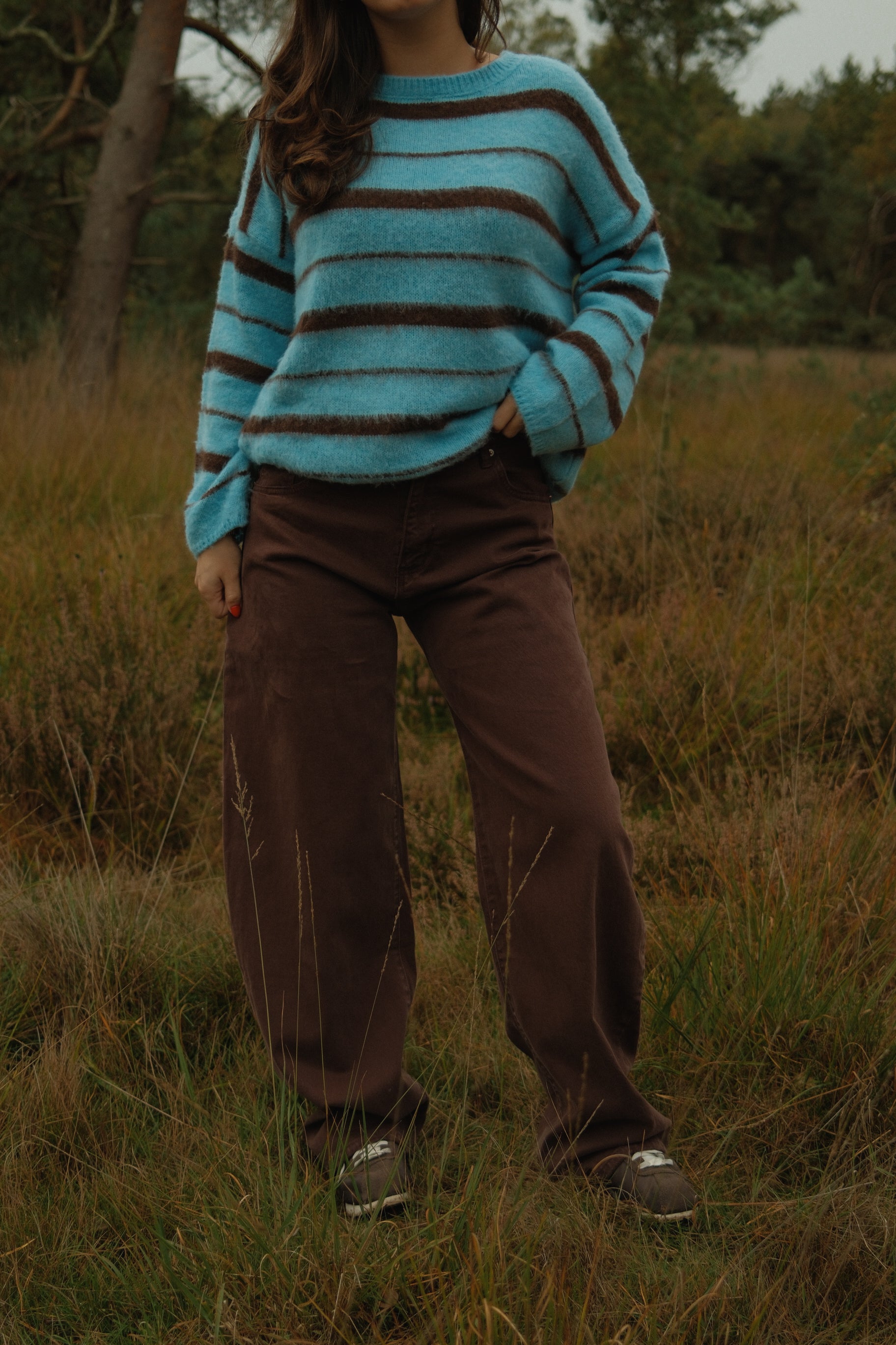 THE BALLOON JEANS CHOCO