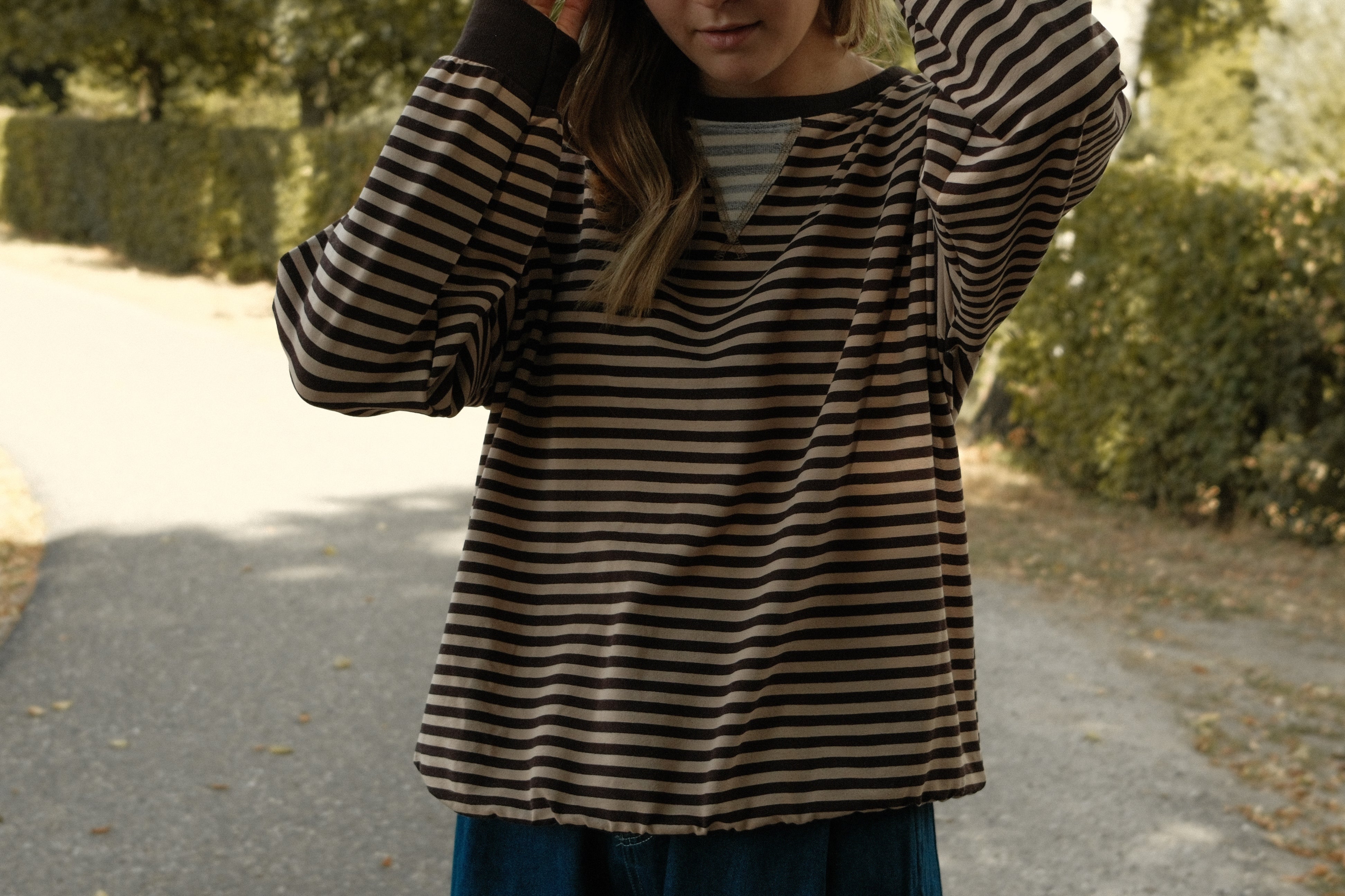 ANNIE SWEATER STRIPED CHOCO