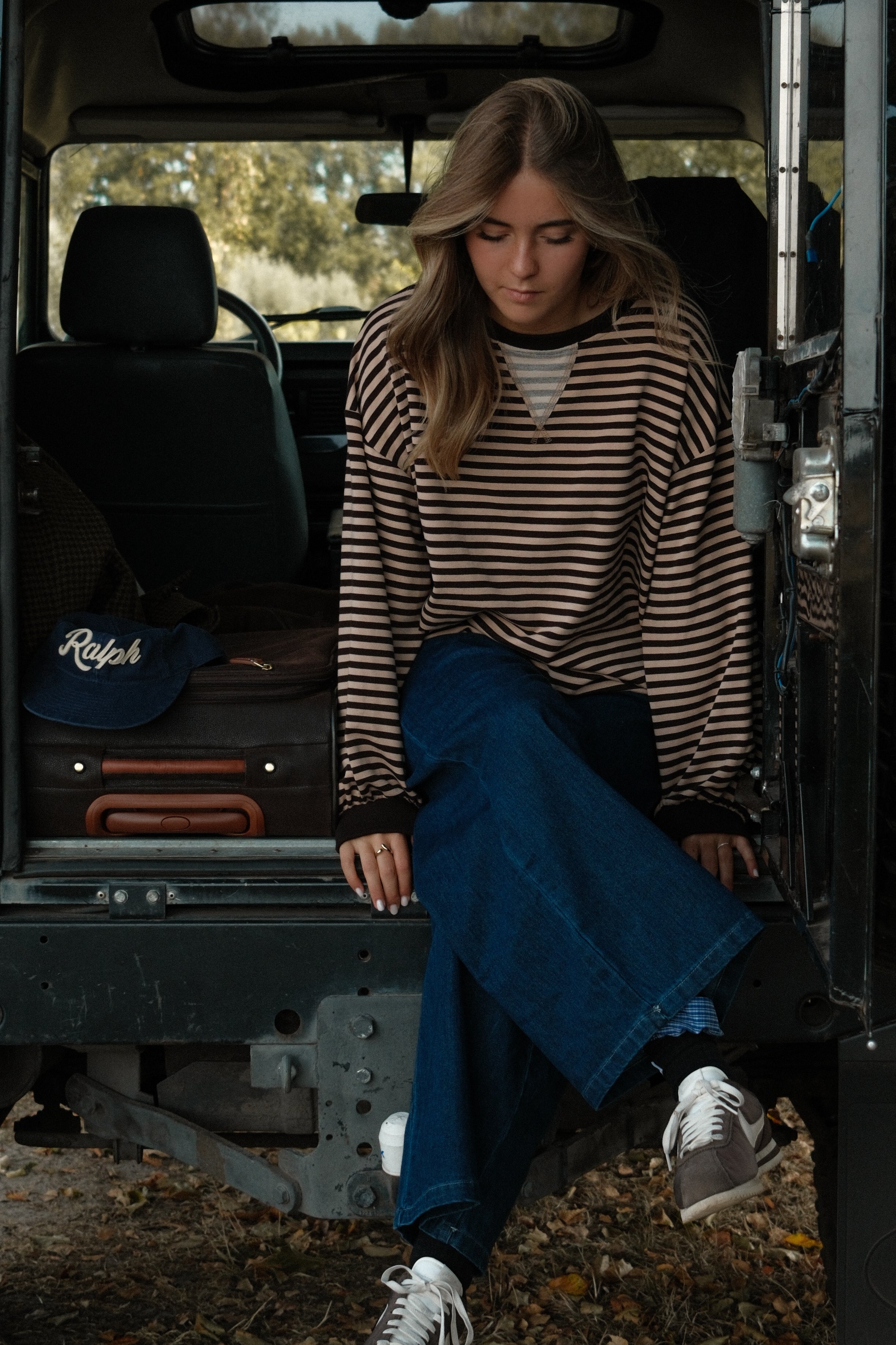 ANNIE SWEATER STRIPED CHOCO