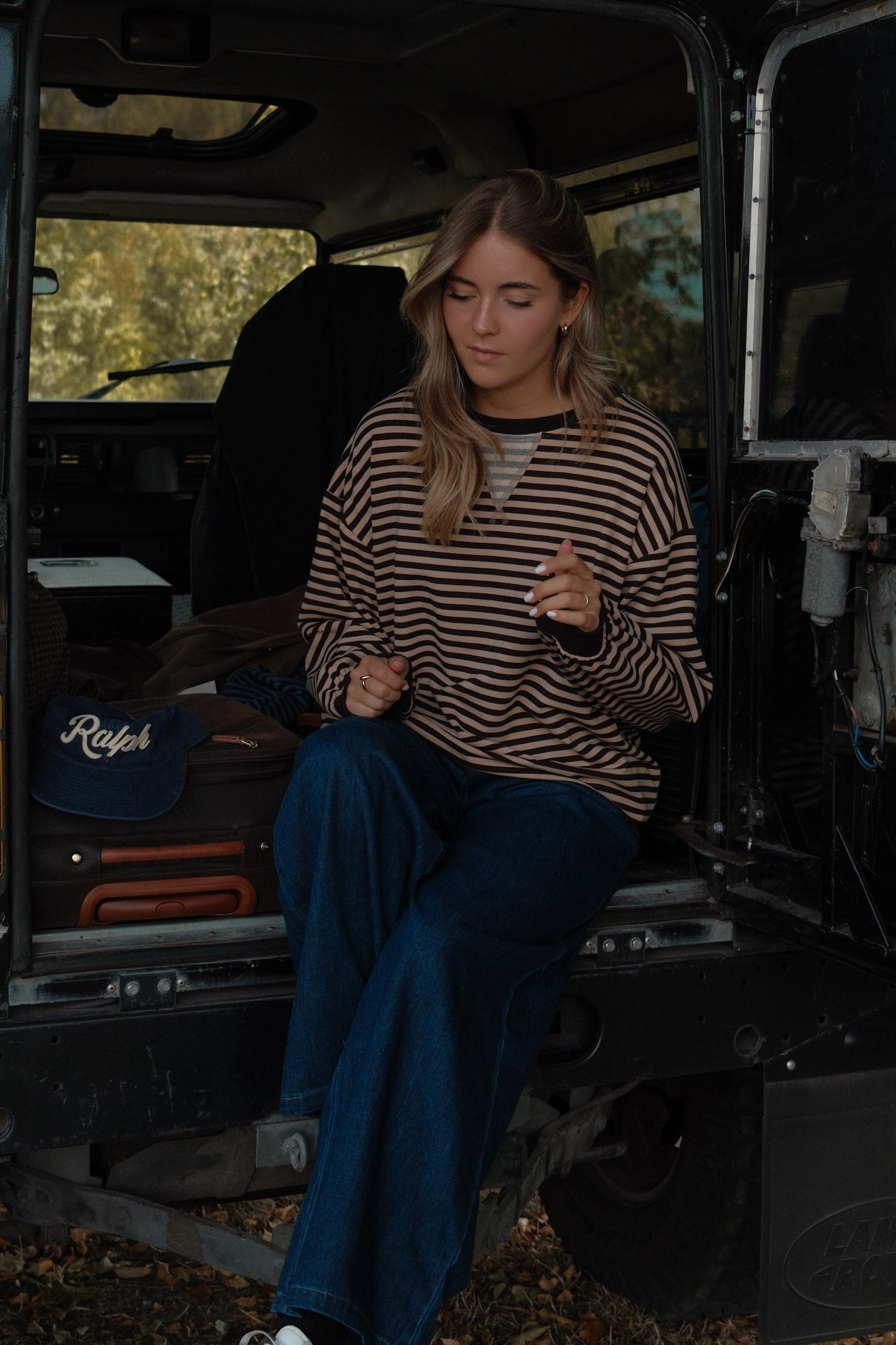 ANNIE SWEATER STRIPED CHOCO