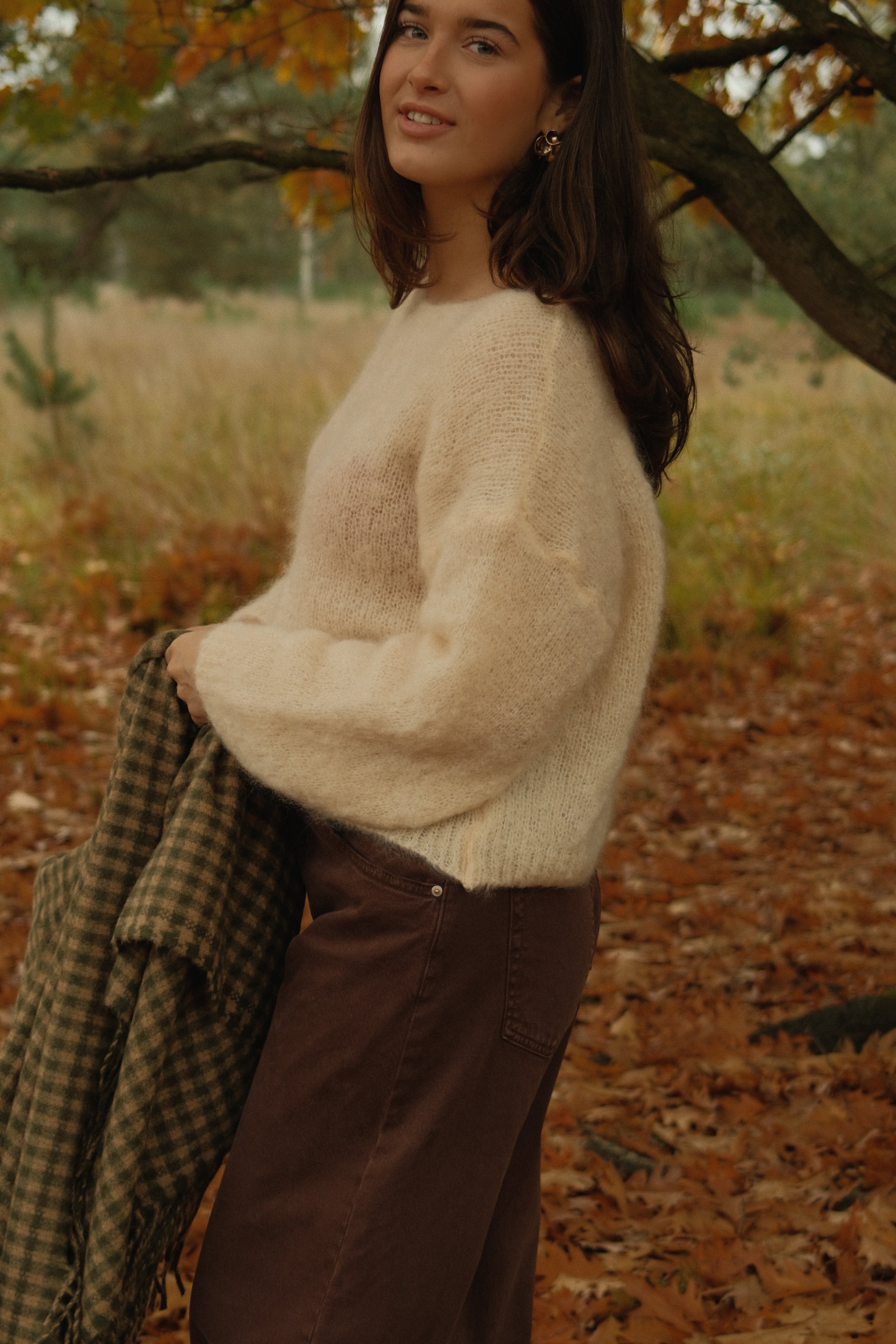 SLOW MORNING MOHAIR KNIT BEIGE