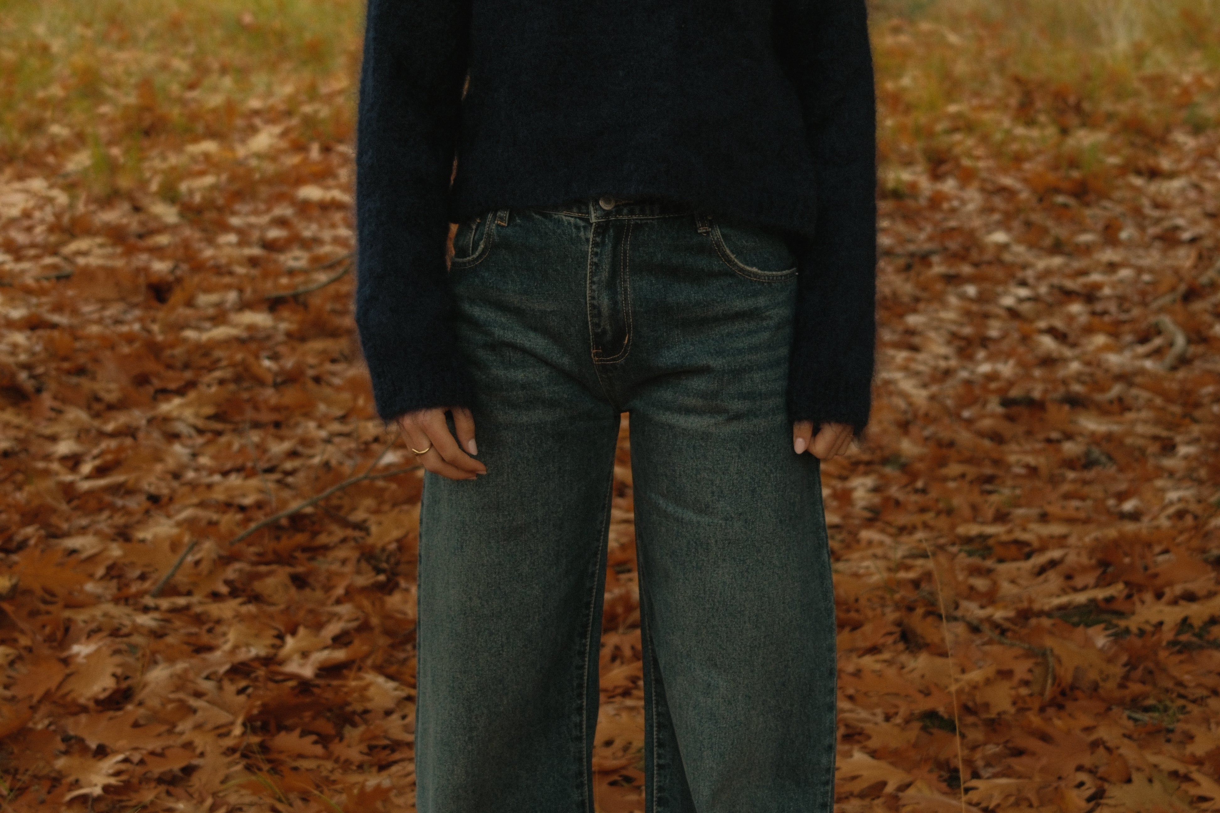 SLOW MORNING MOHAIR KNIT NAVY
