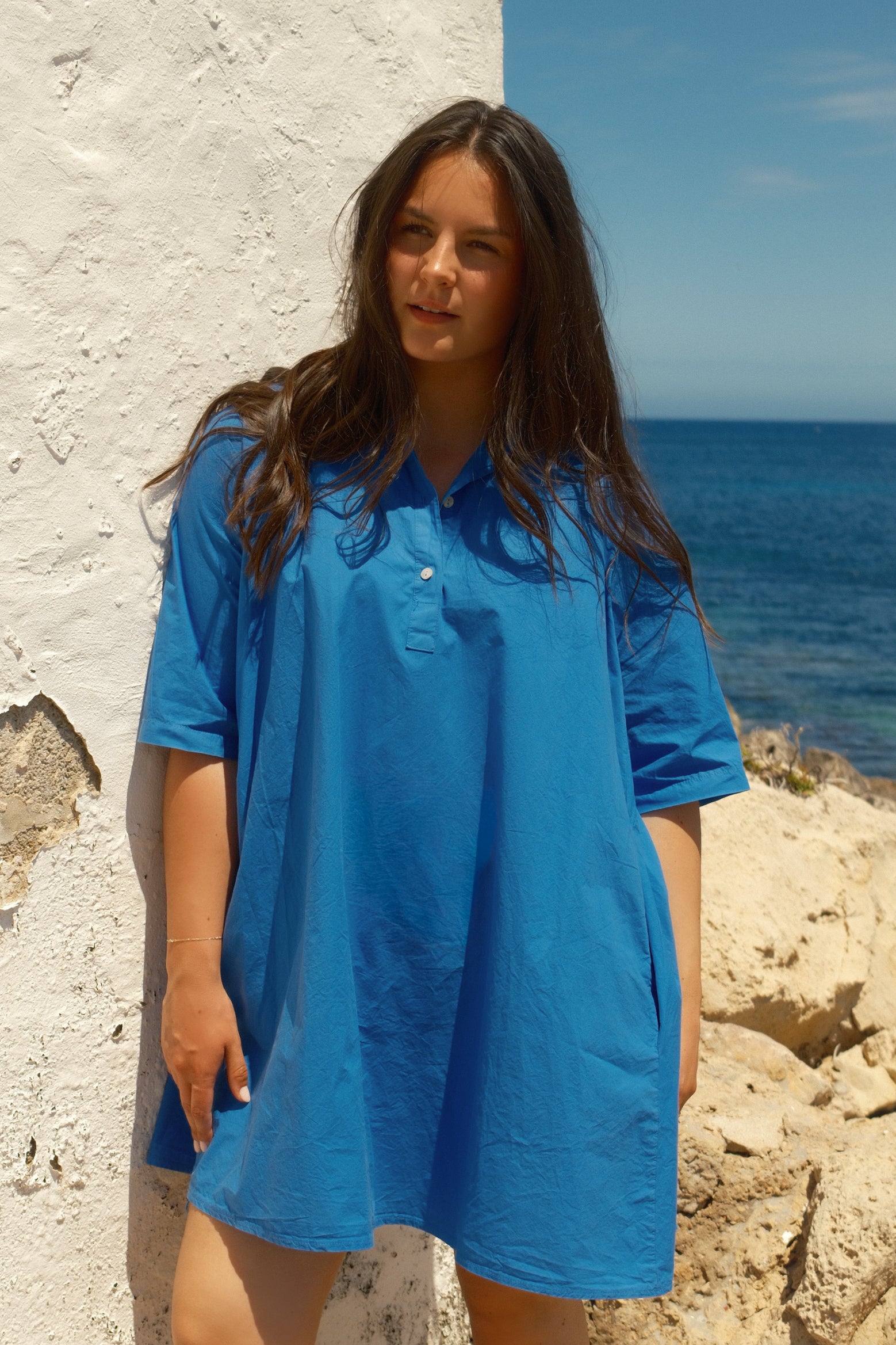 COCO DRESS ROYAL BLUE