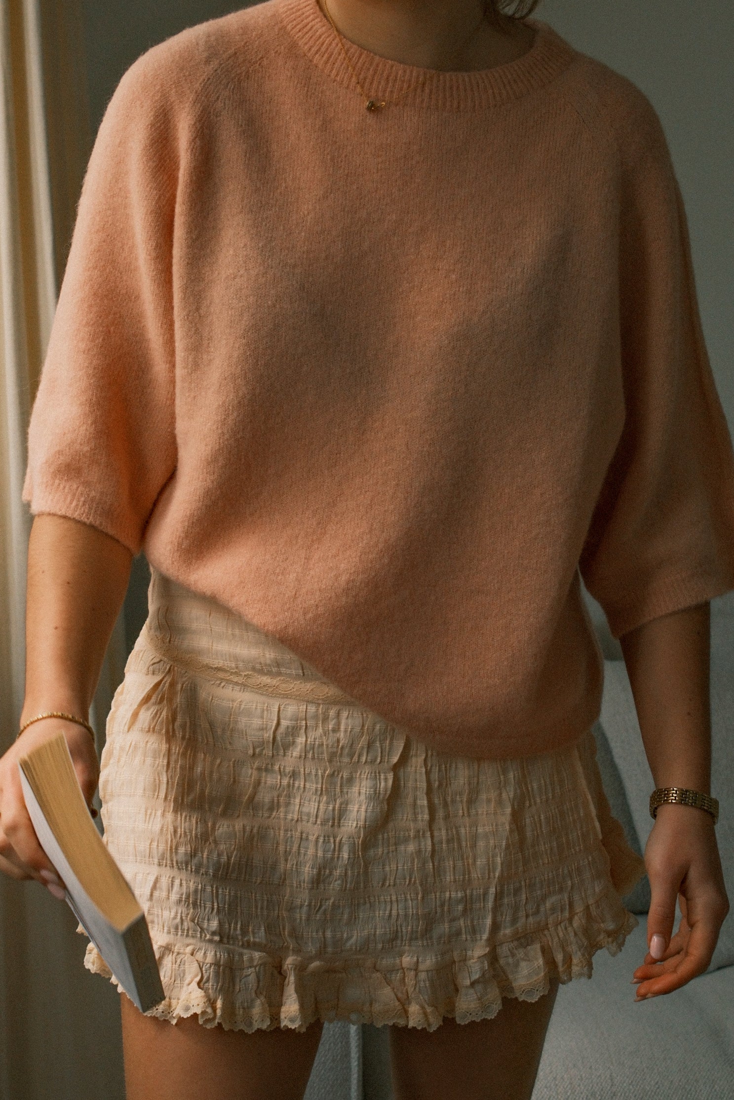 THE SAAR KNIT CORAL