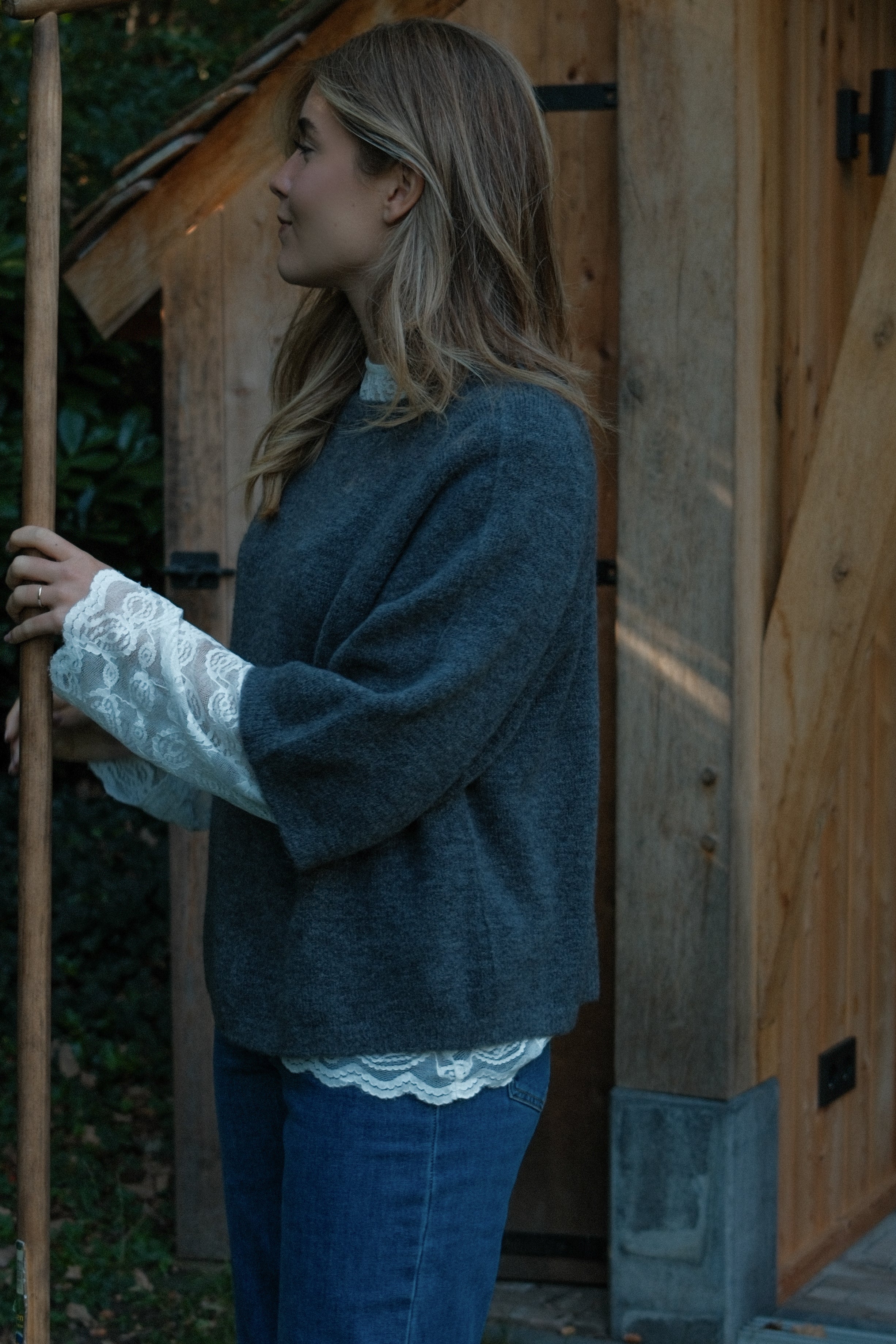 OUR FAVORITE LACE TOP WHITE