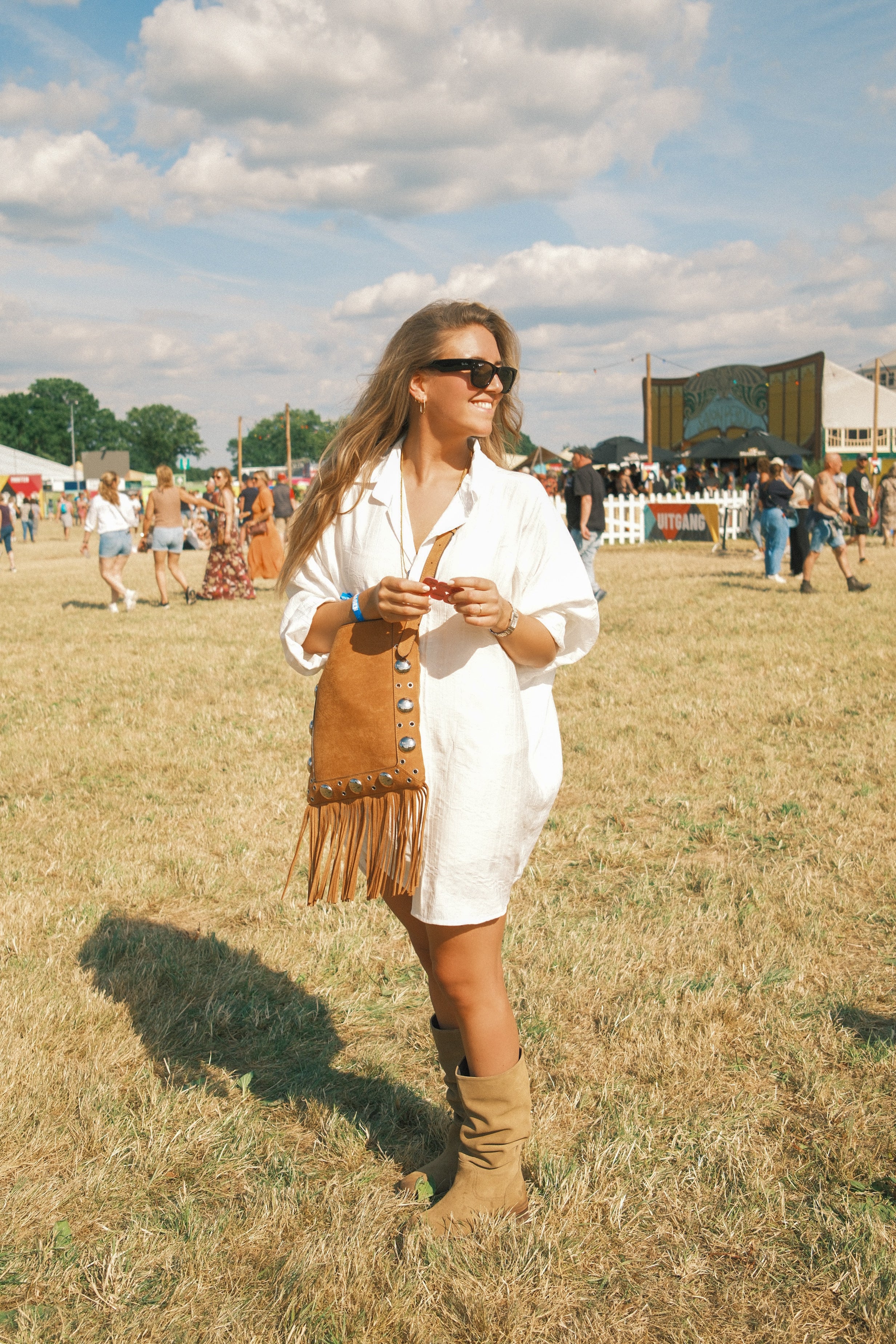BECKY DRESS WHITE