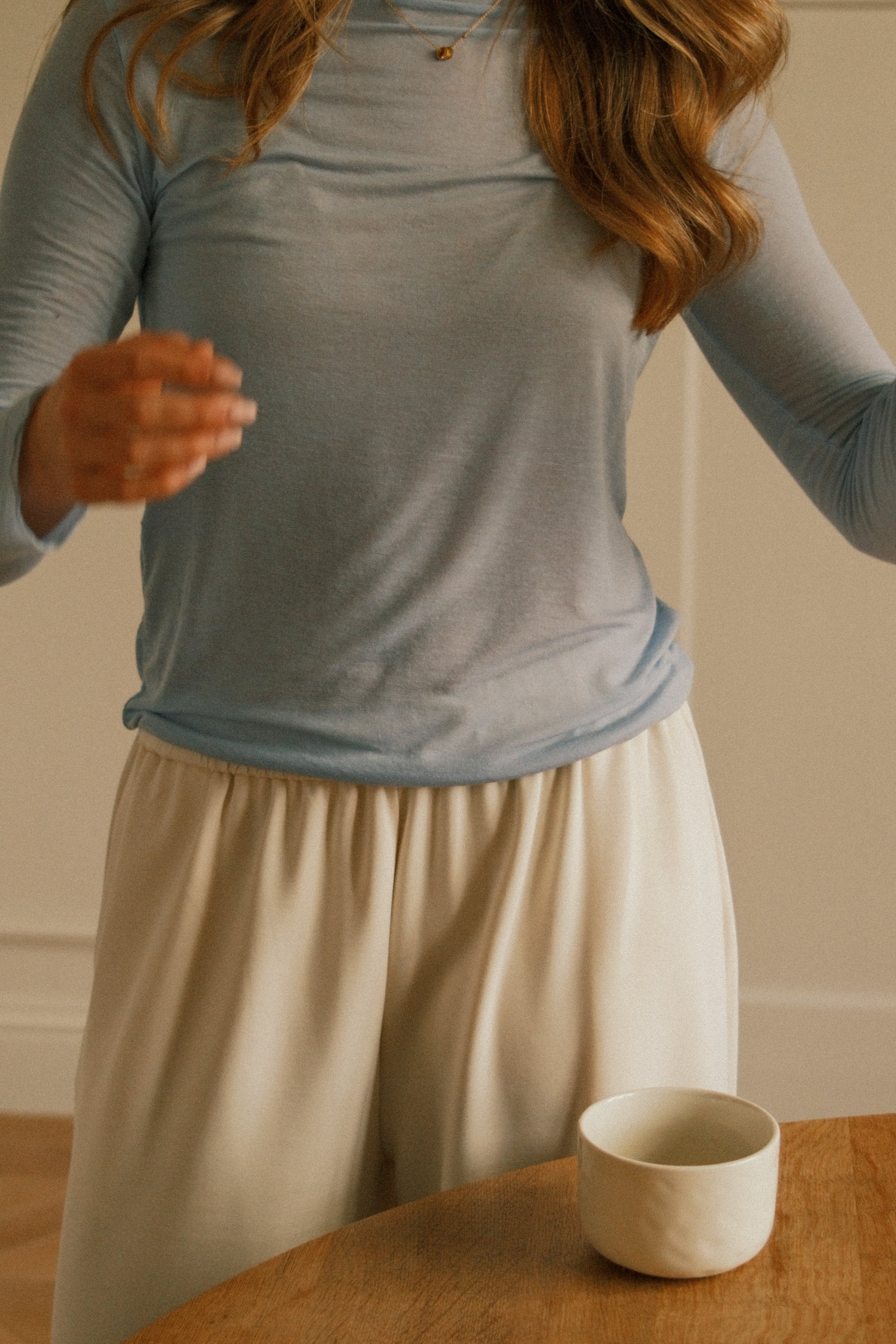 THE CASSIE TOP BABY BLUE