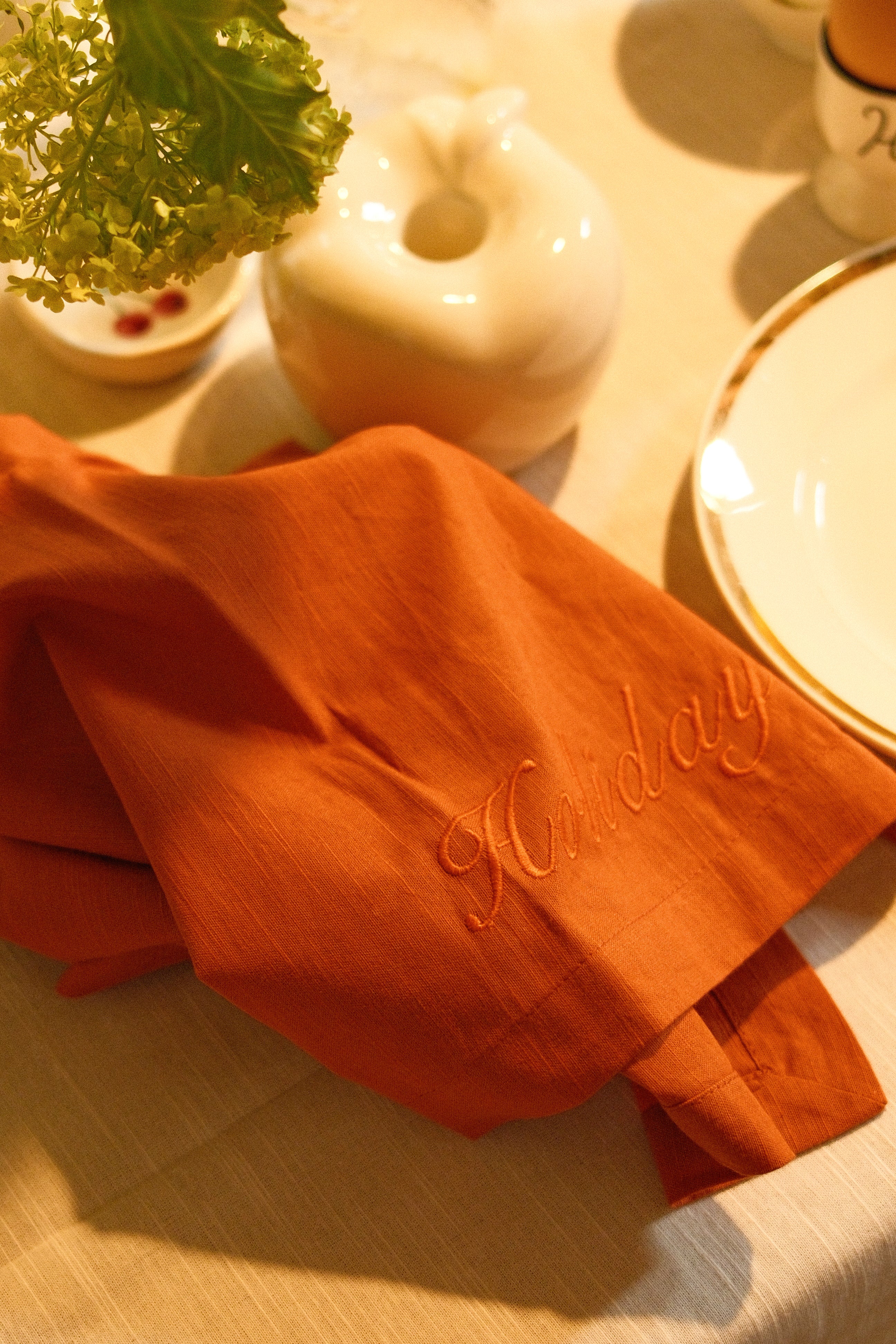 HOLIDAY NAPKIN SET OF 2