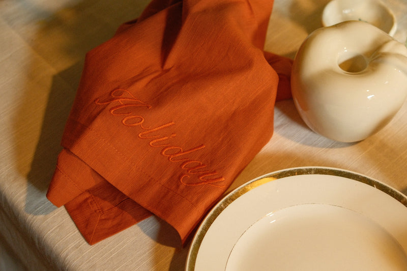 HOLIDAY NAPKIN SET OF 2