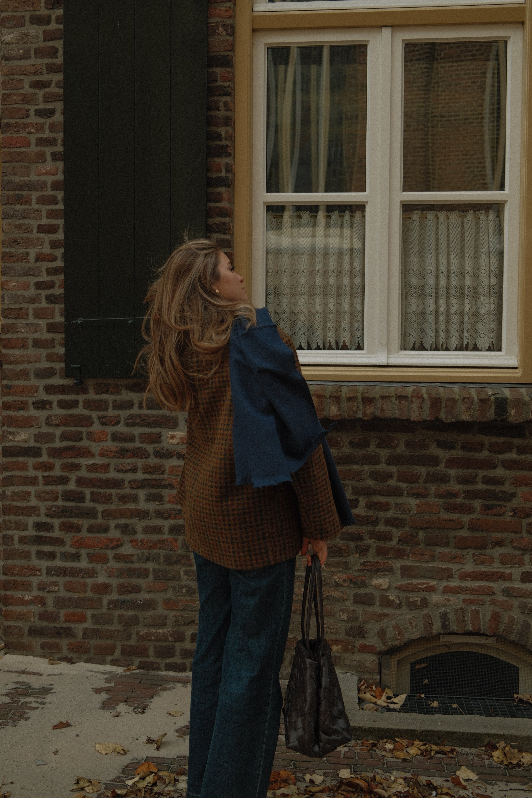 CASHMERE MIX ESSENTIAL SCARF NAVY