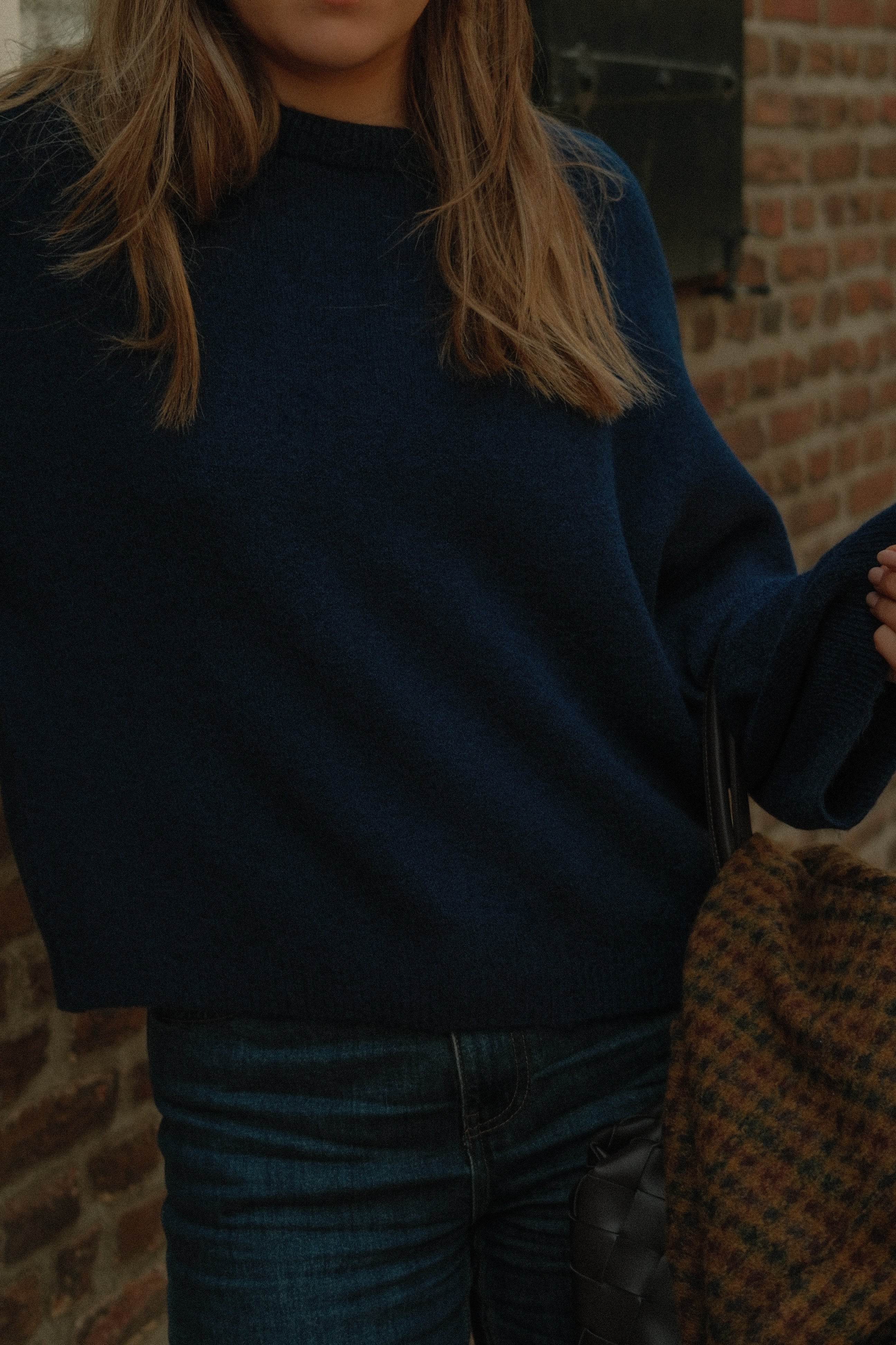 WIDE SLEEVE SARAH KNIT NAVY