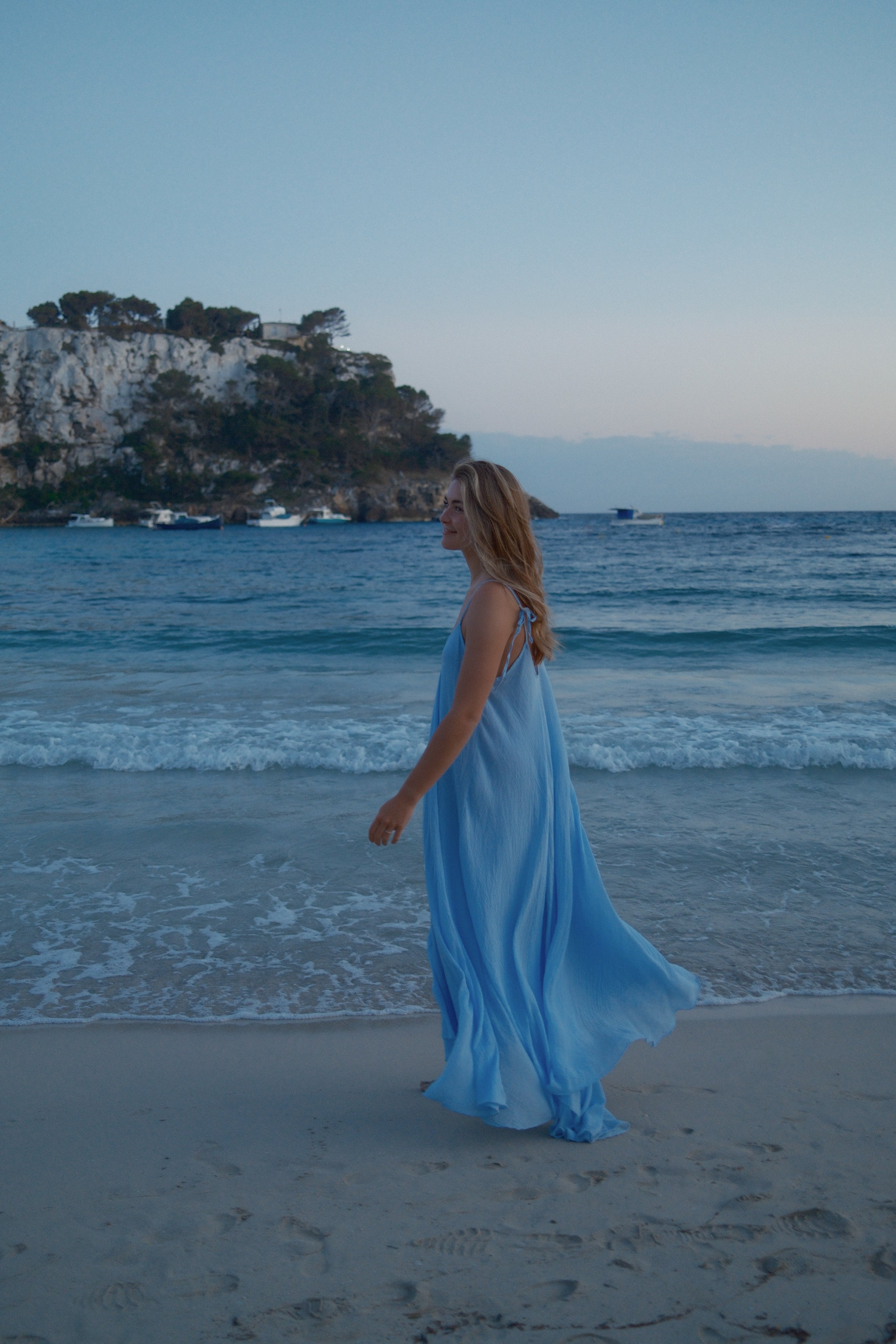 HOLLY MAXI DRESS SKYBLUE