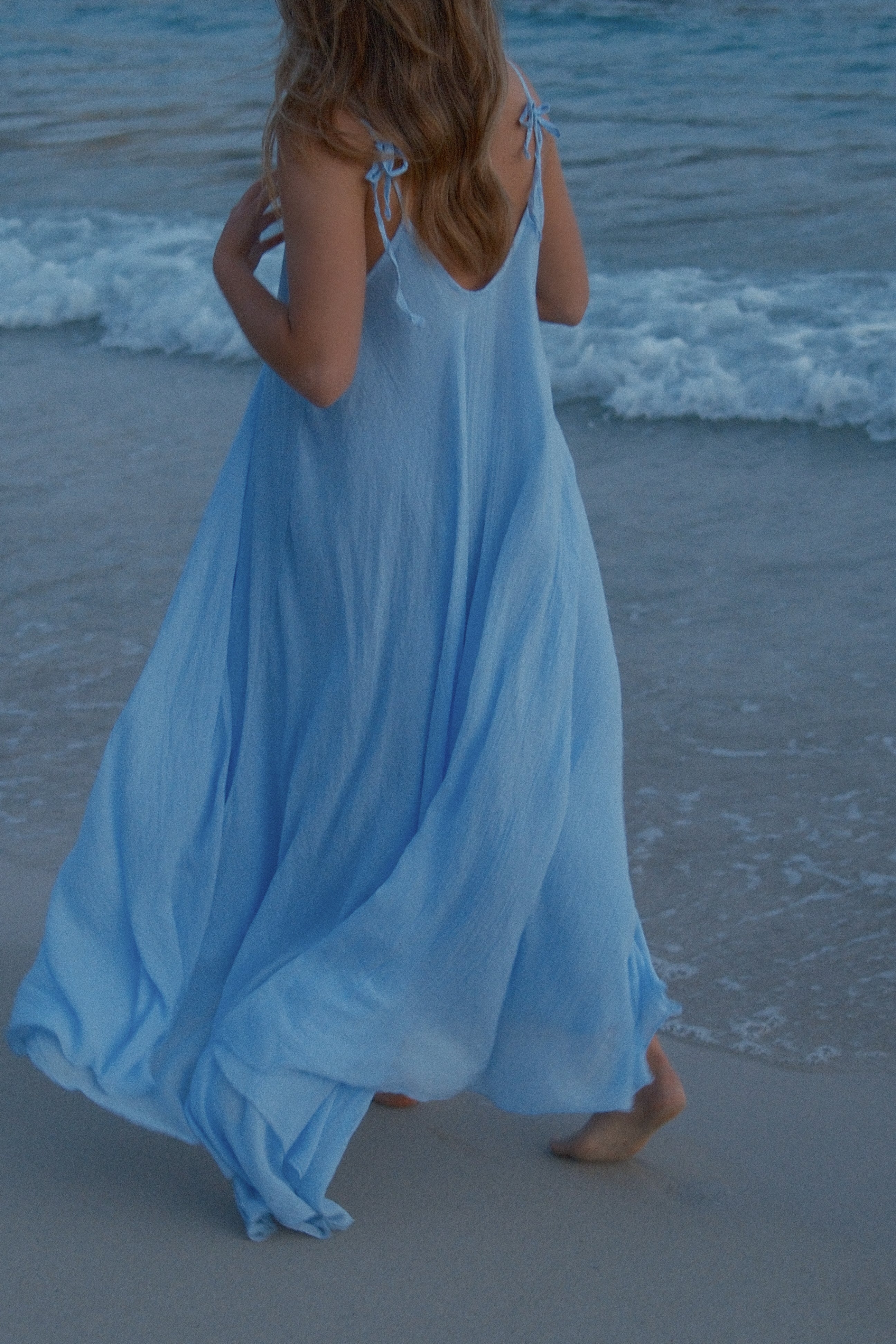 HOLLY MAXI DRESS SKYBLUE