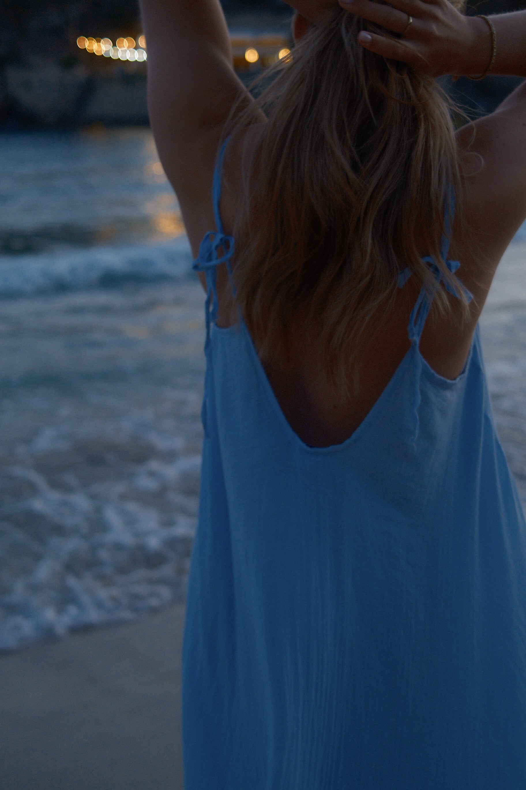 HOLLY MAXI DRESS SKYBLUE