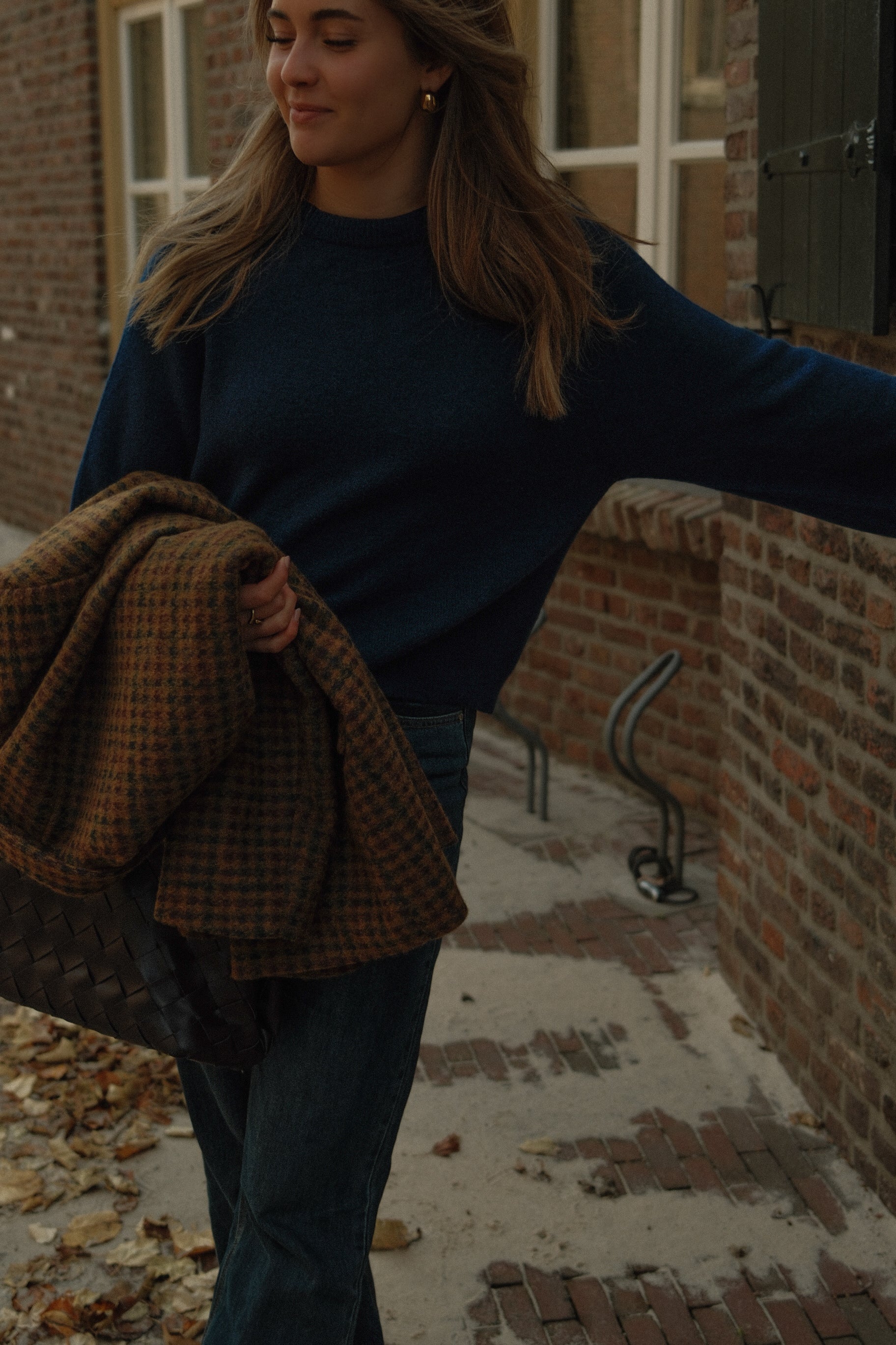 WIDE SLEEVE SARAH KNIT NAVY