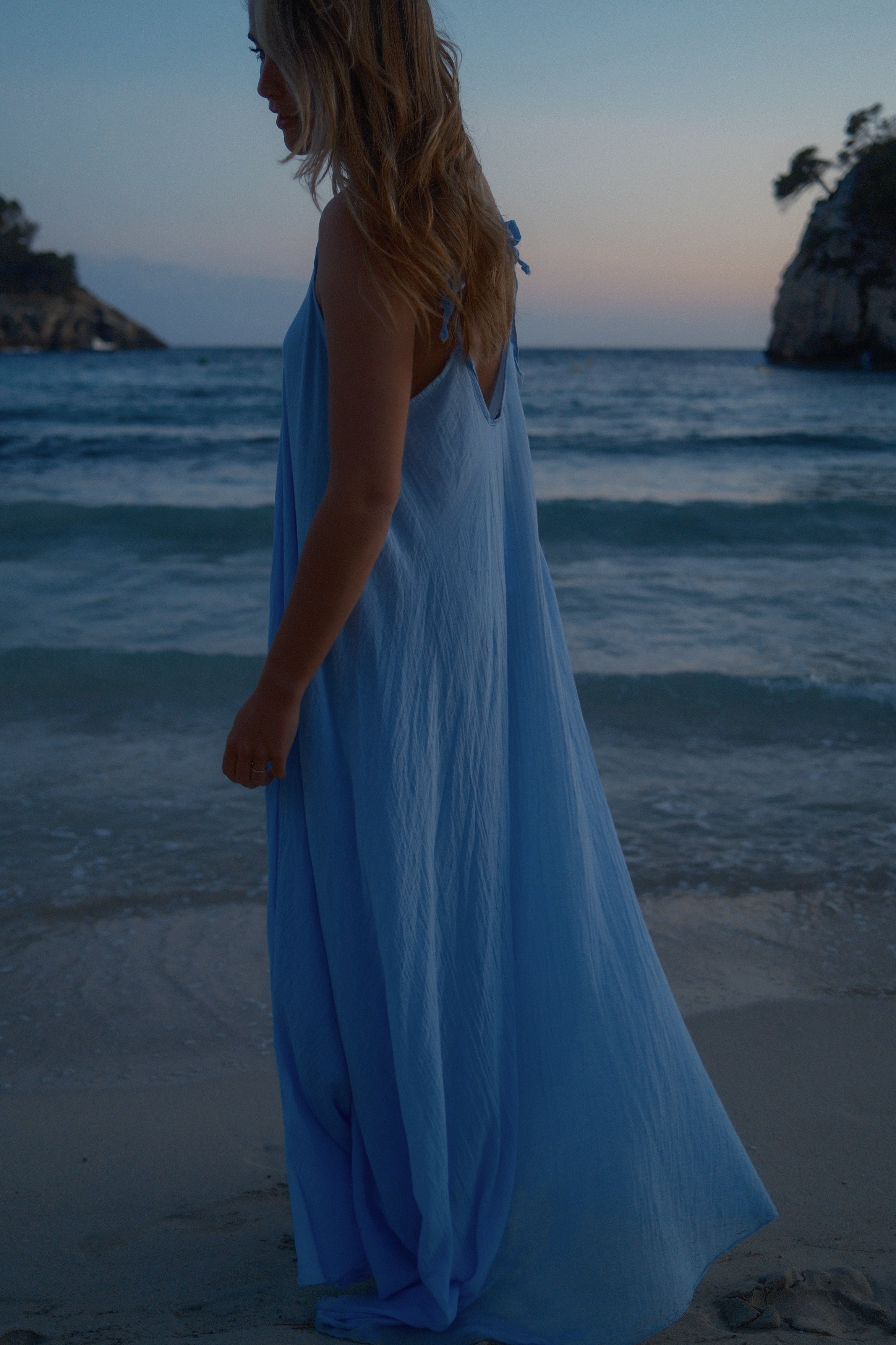 HOLLY MAXI DRESS SKYBLUE