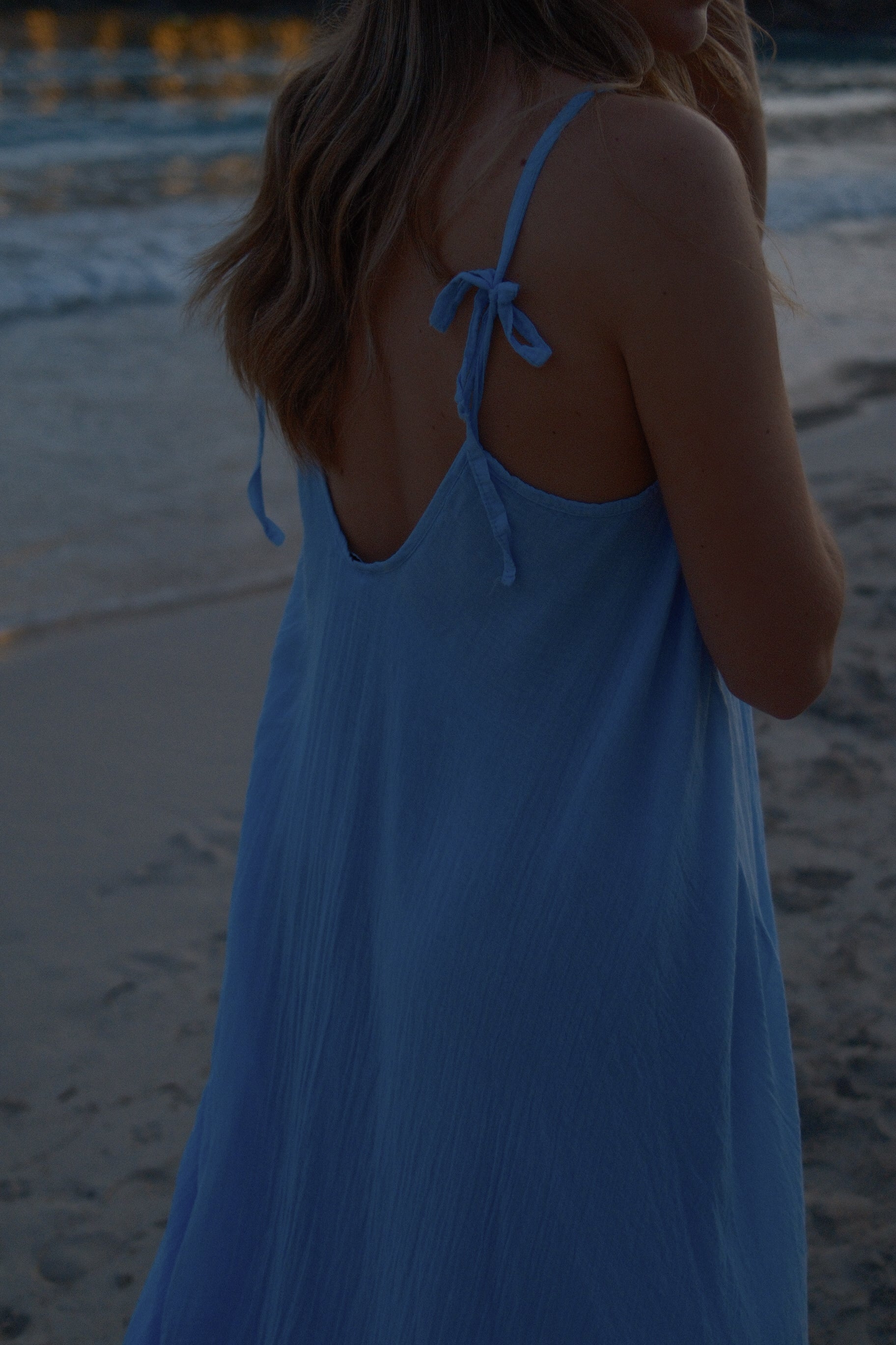 HOLLY MAXI DRESS SKYBLUE