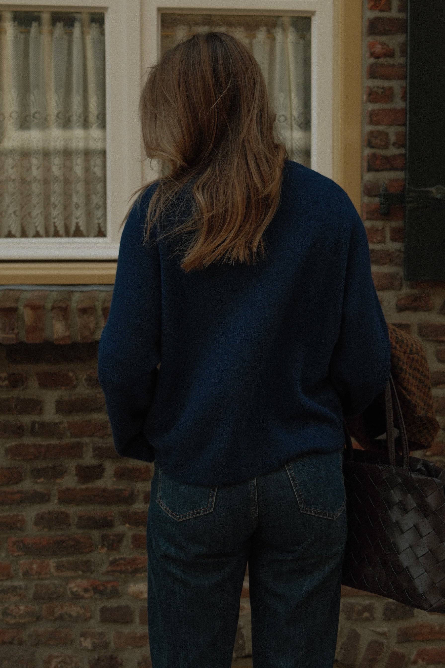 WIDE SLEEVE SARAH KNIT NAVY