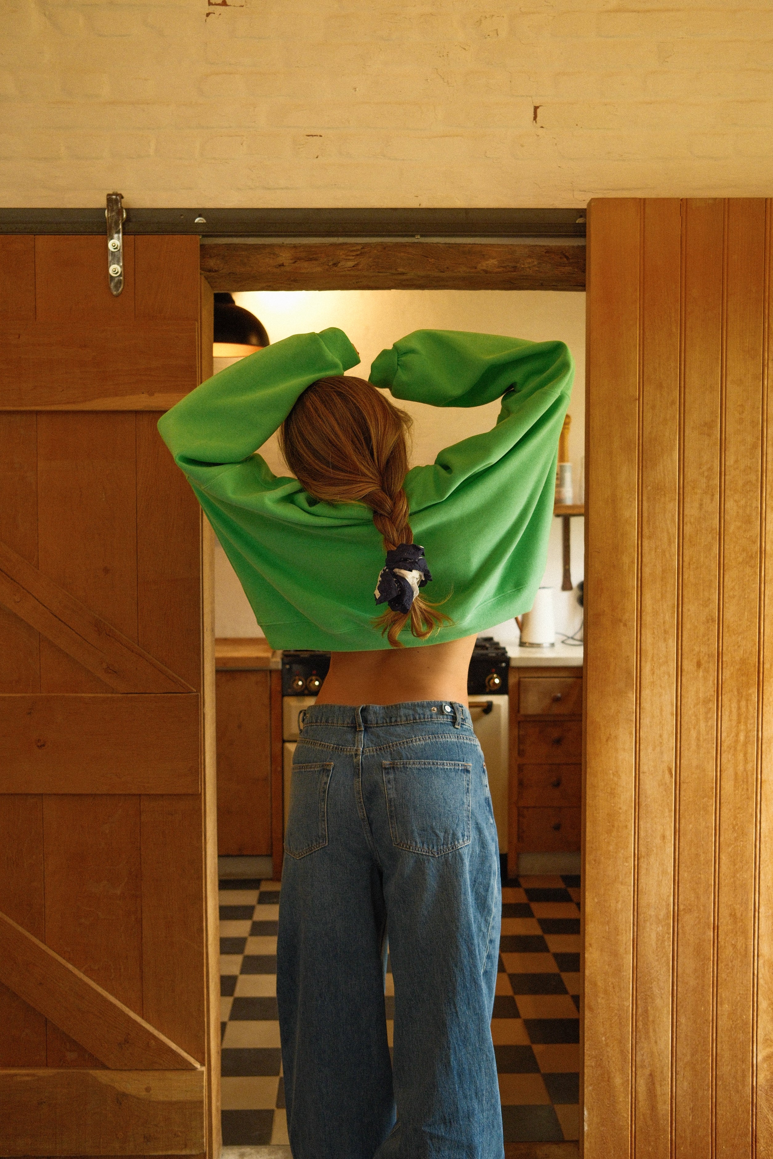 ESSENTIAL OVERSIZED SWEATER MINT GREEN